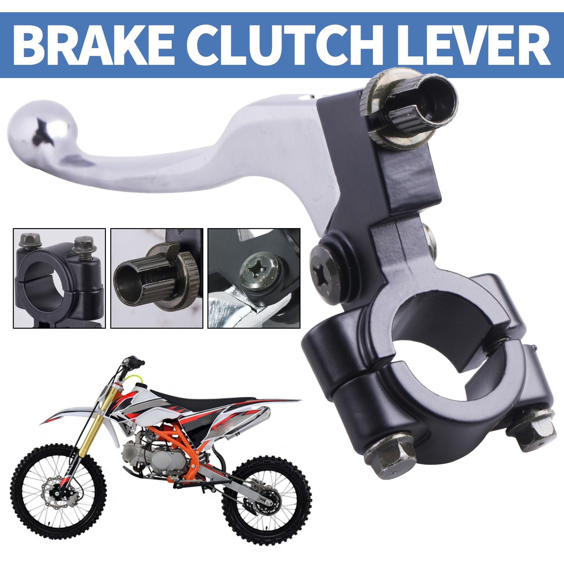 Stylemafia Left Brake Handle Clutch Lever + Brake Cable+Brake Shoe fit for 196cc 6.5HP Coleman CT200U BT200X Trail 200 CT100U MB