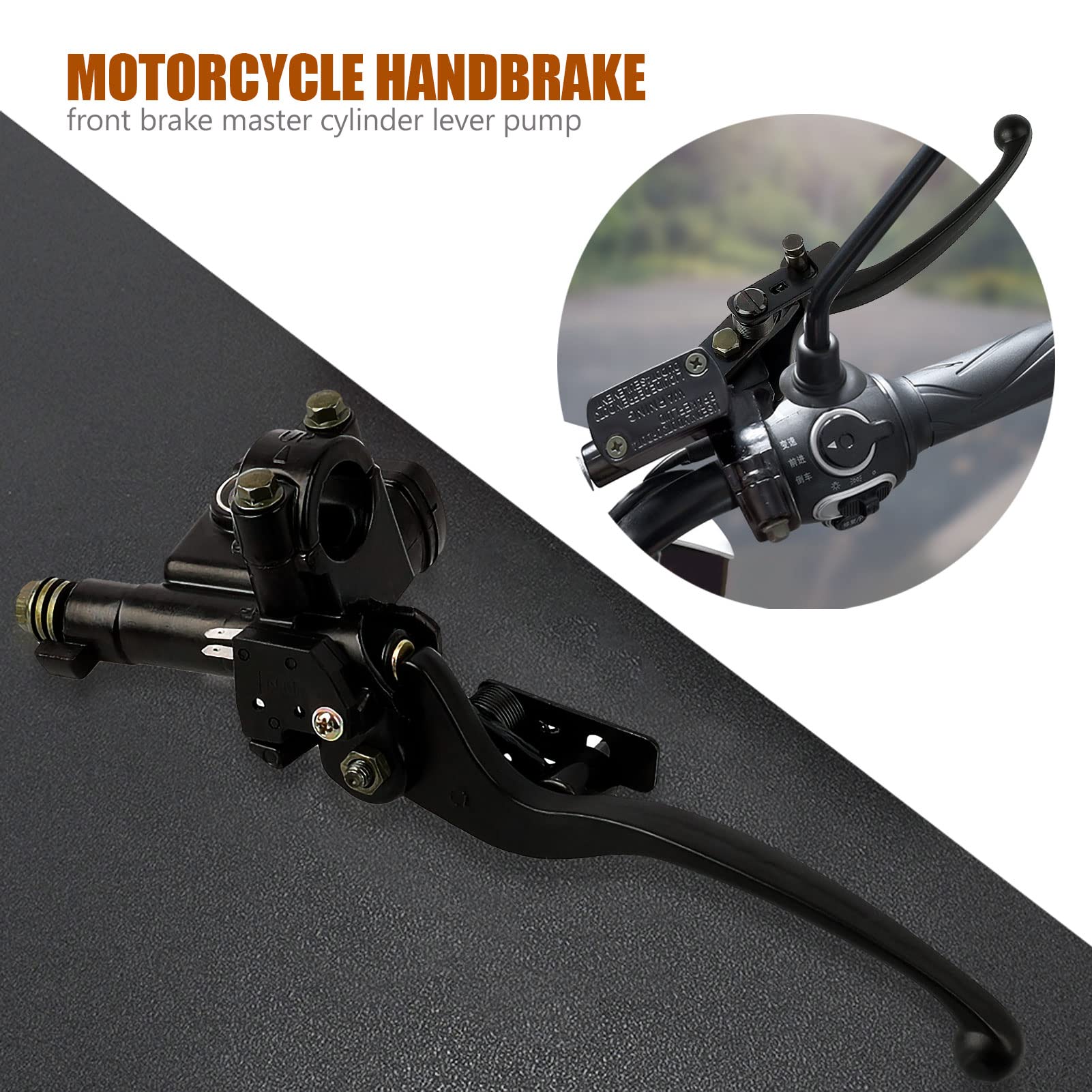 7/8'' Universal Right Hydraulic Brake Lever Handle Master Cylinder For 50Cc 110Cc 125Cc 150Cc 200Cc 250Cc Scooter Moped Chinese