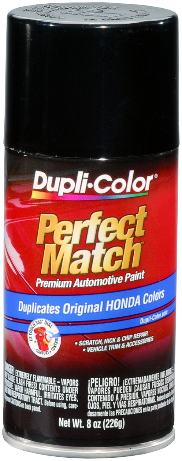 Dupli-Color (Ebha09417-6 Pk Black Metallic Honda Perfect Match Automotive Paint - 8 Oz. Aerosol, (Case Of 6)