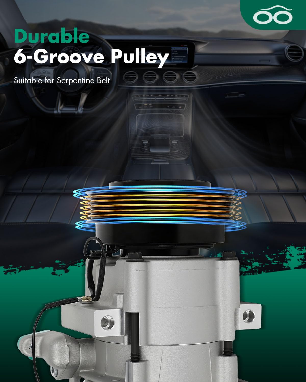 SCITOO AC Compressor for 2005-2009 for Hyundai Tucson 2.7L