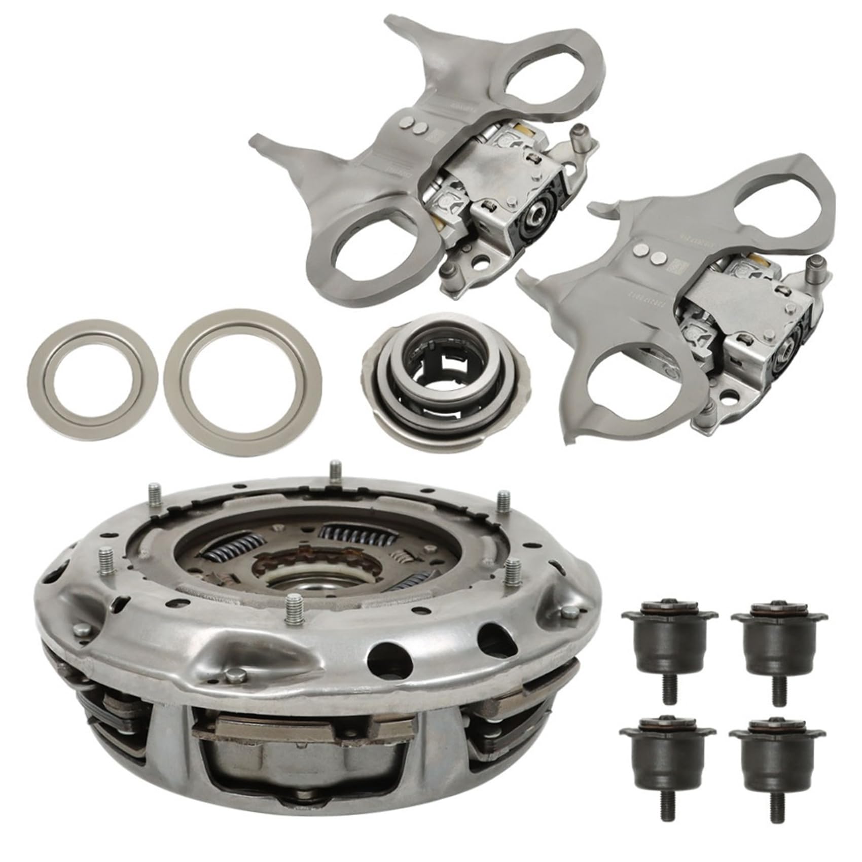 labwork 6DCT250 DPS6 Transmission Dual Clutch Fork Kit Replacement for Ford Focus Fiesta 2012-2019