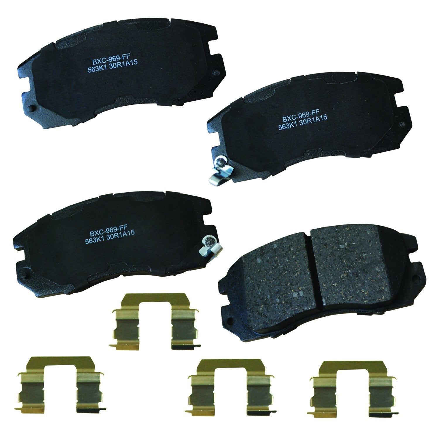 Bendix Premium Sbc563K1 Ceramic Front Brake Pads For Subaru Impreza 1996-1993