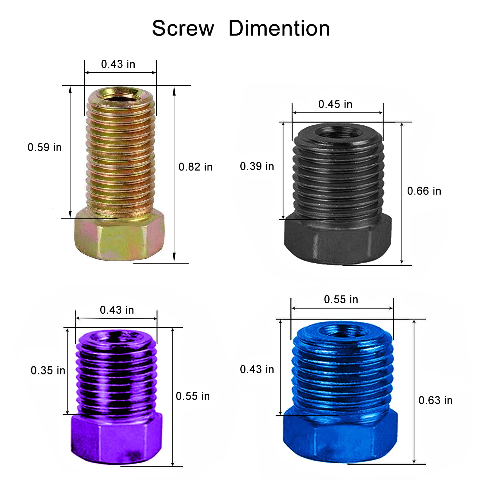 Muhize 1/4 Copper-Nickel Brake Line Tubing - 25 Ft. 1/4 Inch Copper Nickel Hydraulic Tube With 16 Fittings, 1/4 Rustproof Brake Line Replacement Kit (2024 New)