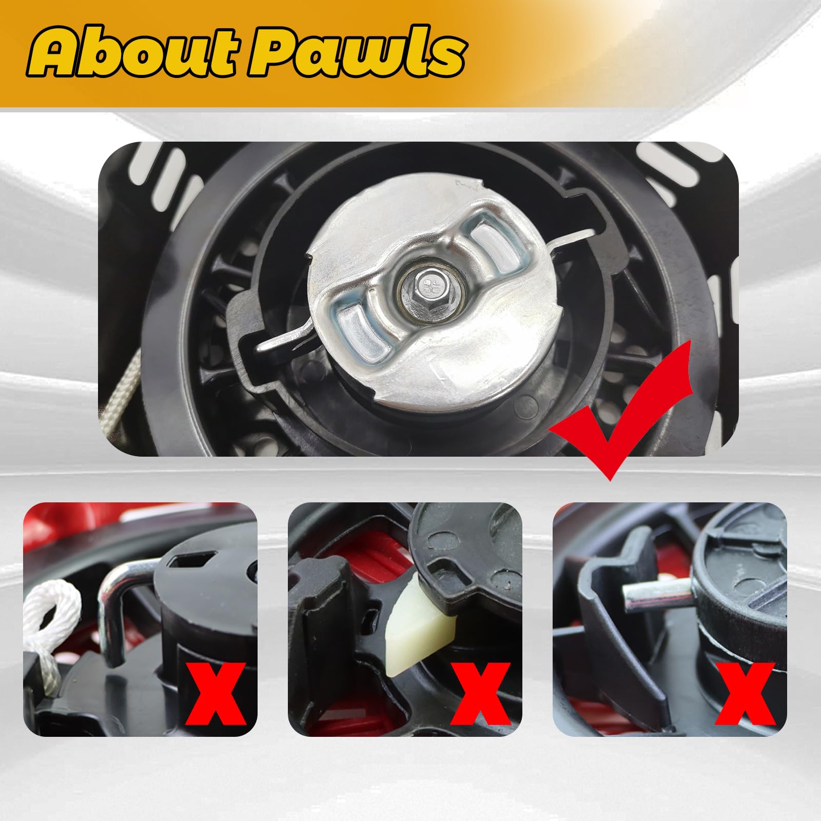 Wotian Pull Start Recoil Starter Assembly Compatible With Champion 196Cc 208Cc 224Cc Generator Parts Part# 100156547-001