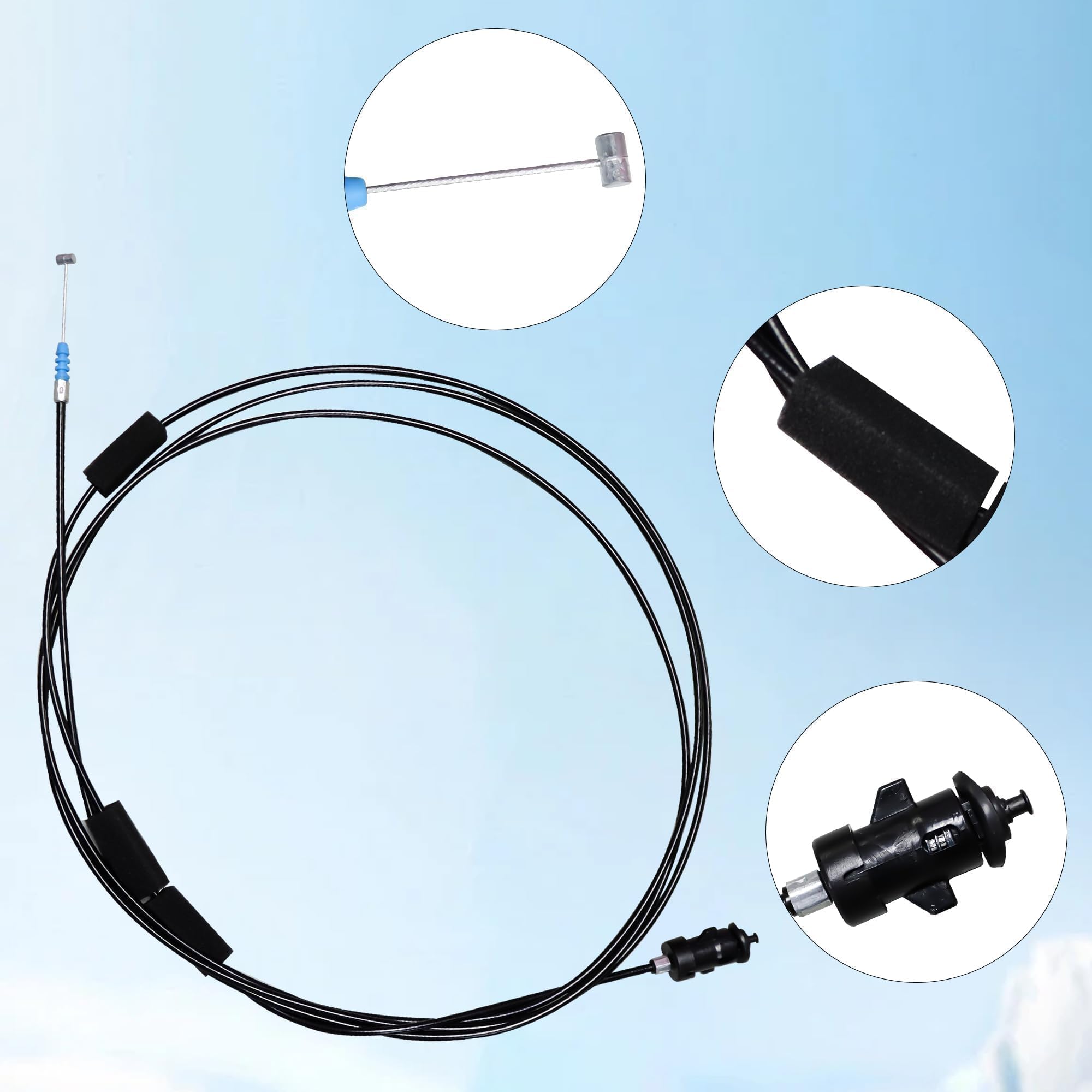 Shtuomoland 74411T0A003 Fuel Gas Door Release Cable Fits for Honda CR-V 2012 2013 2014 2015 2016 Replace 74411-T0A-003