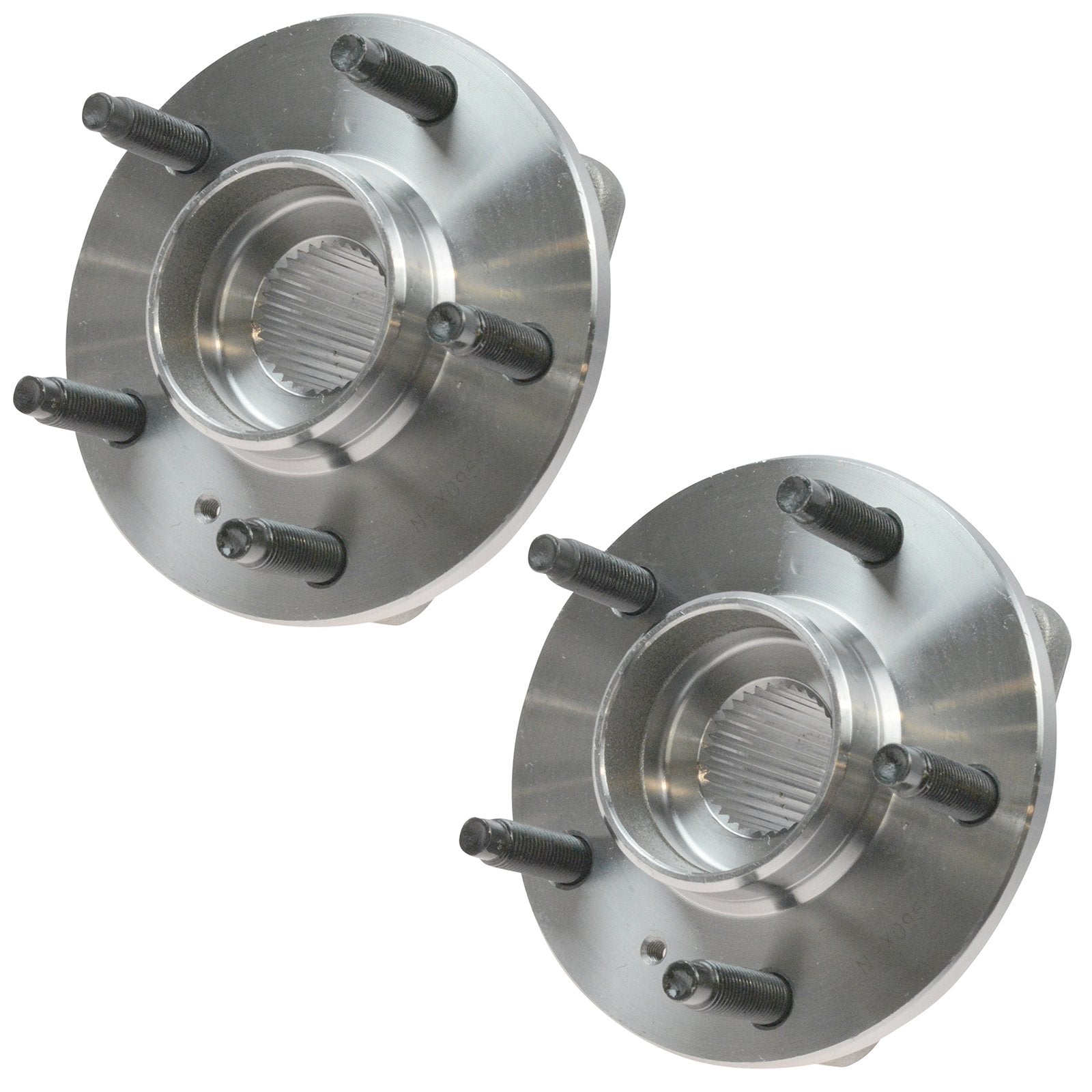 Trq Front Wheel Hub & Bearing Assembly Pair Set For Buick Chevy Pontiac