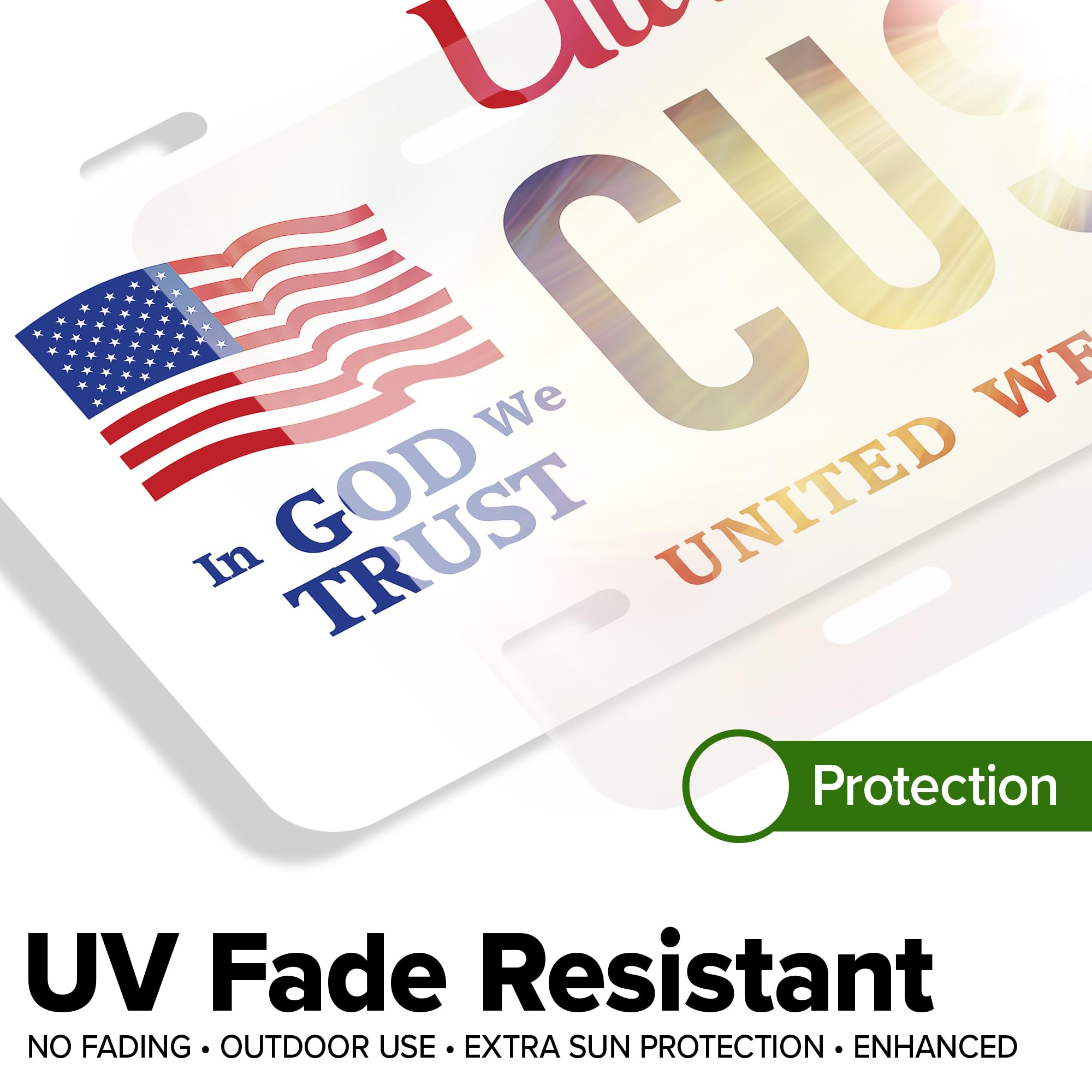 Custom Utah License Plate, Personalized License Plates For Car, 6X12 Inch, Rust-Free Fade Resistant Aluminum, Usa Made By My Sig