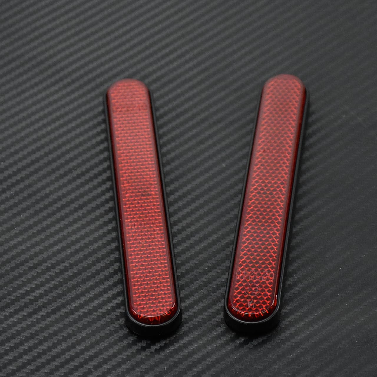 HCmotorku Motorcycle Front Fork Reflector Lower Legs Slider Saddlebag Reflector Cover Fit For Harley Touring Dyna Softail Sports