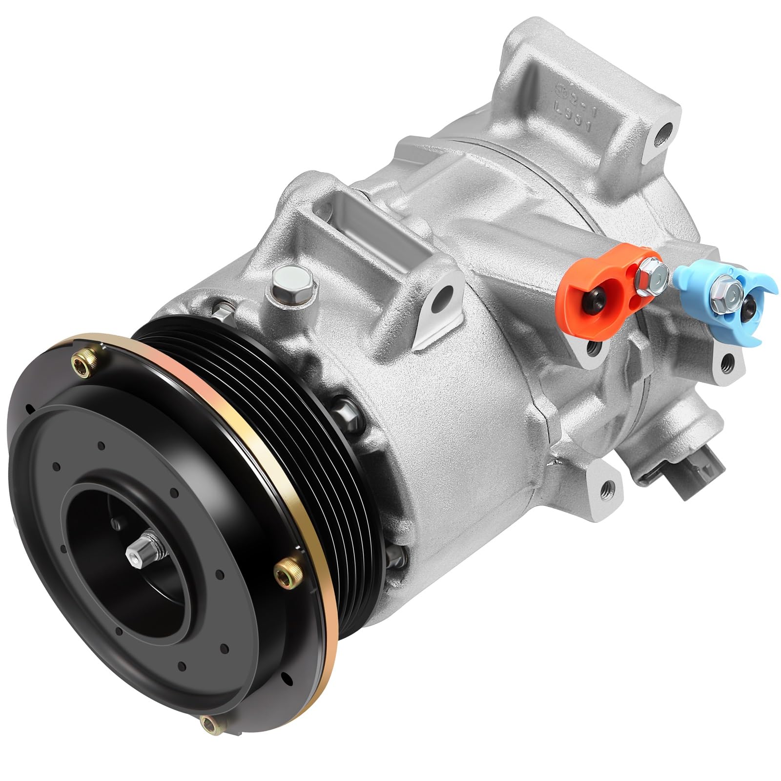 Eccpp Ac Compressor Fit For Toyota Camry Rav4 2.4L 2006-2009 Fit For Toyota Hiace 2.7L 2006-2018 Ac Compressor With Clutch 6Seu1