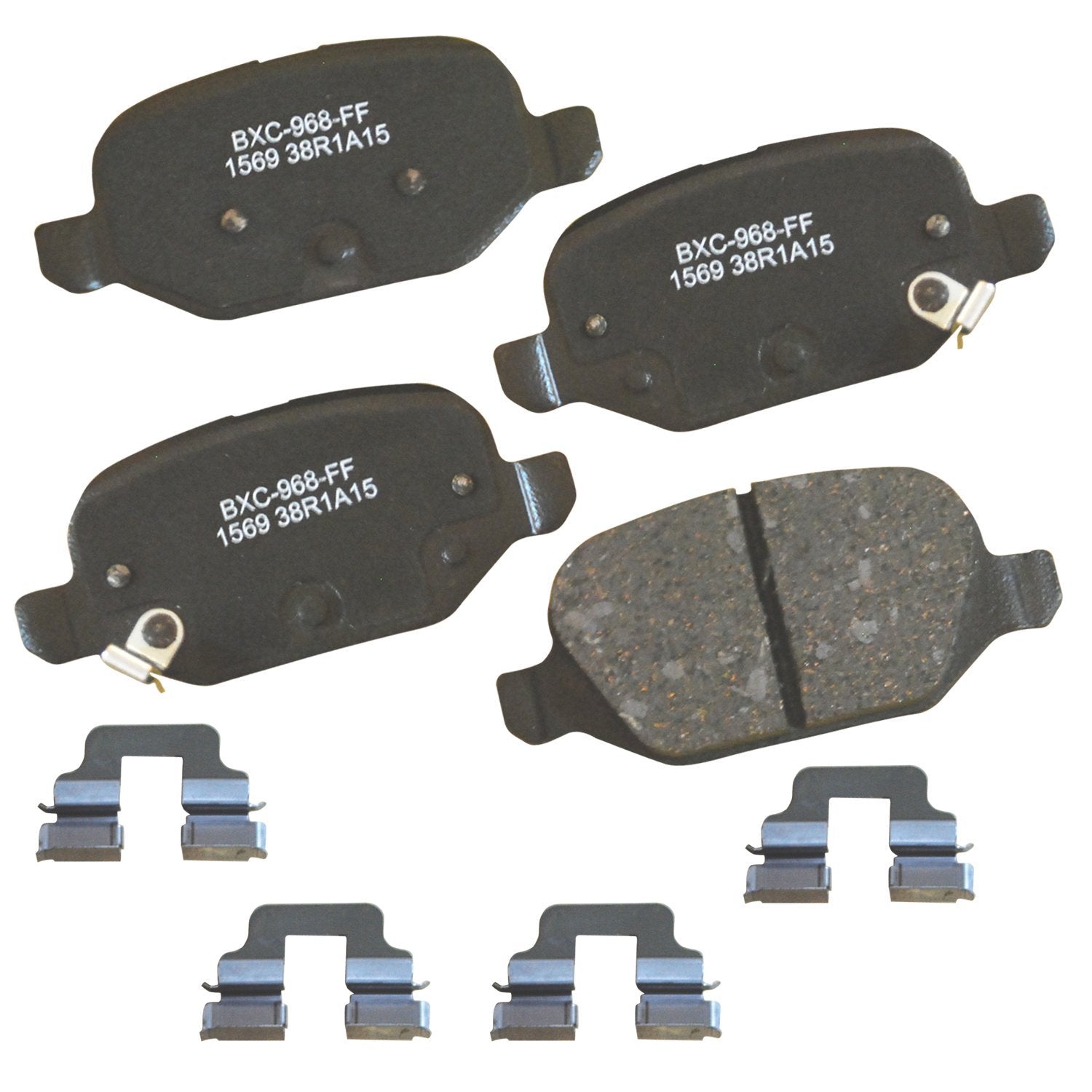 Bendix Premium Sbc1569 Ceramic Rear Brake Pads For Fiat 500 2019-2009