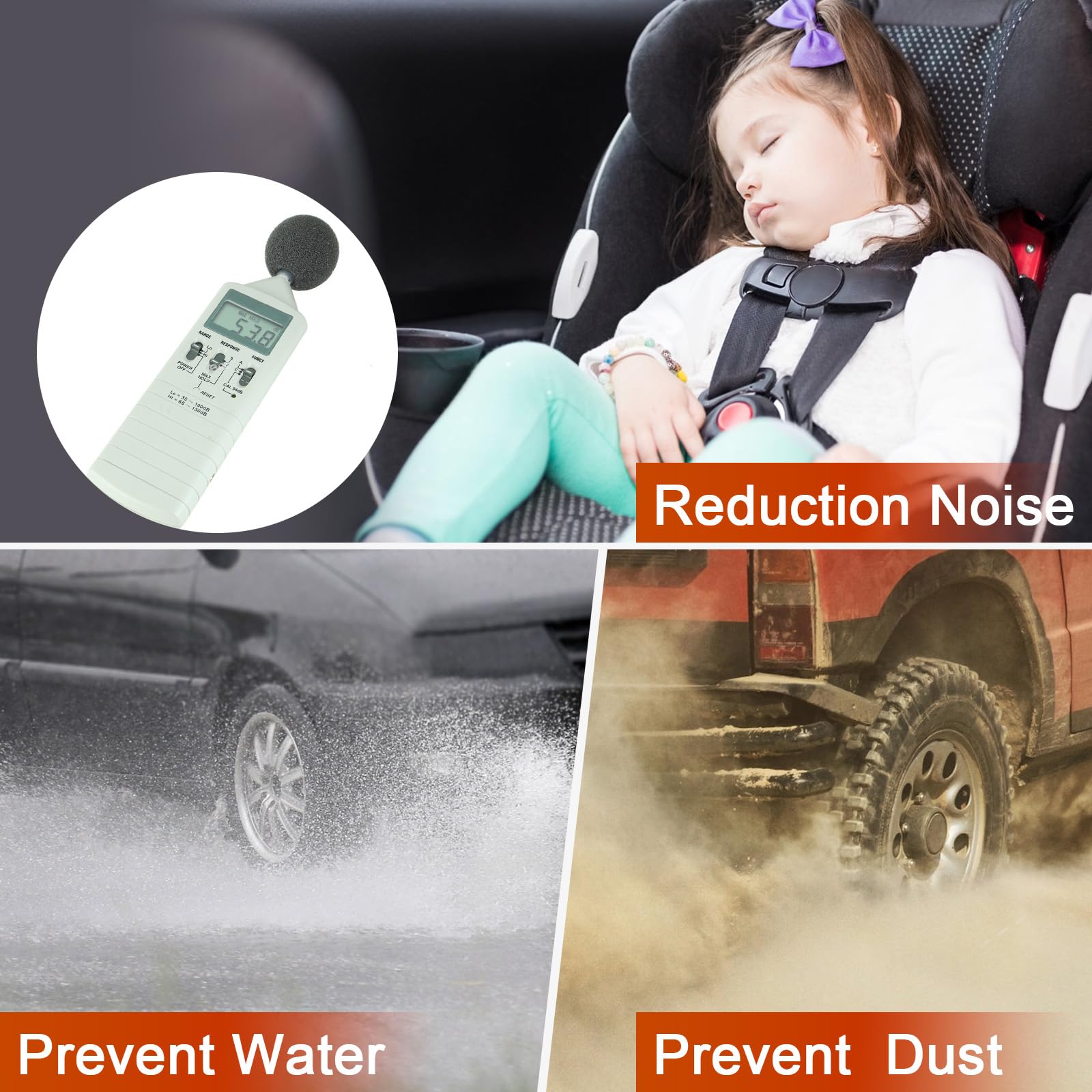 Alophoty 86.9 Ft Car Door Seal Strip Universal Self Adhesive Automotive Weather Stripping Door Seal, Double Layer 5-Hole Car Doo