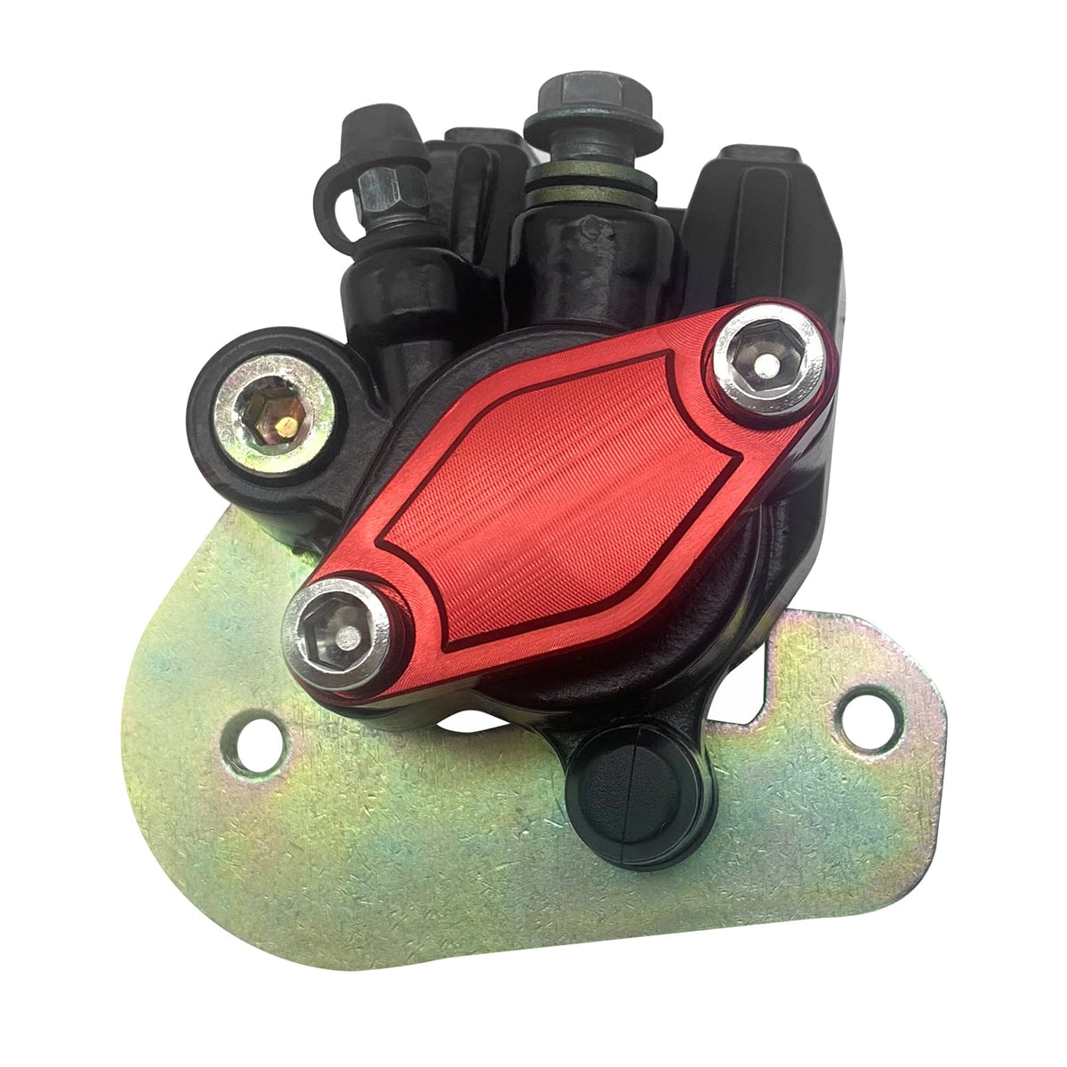Rear Brake Caliper With Parking Brake Off Block for Honda TRX400 Sportrax 400 TRX400EX 2005-2008 TRX400X 2009-2014, OEM# 43250-H