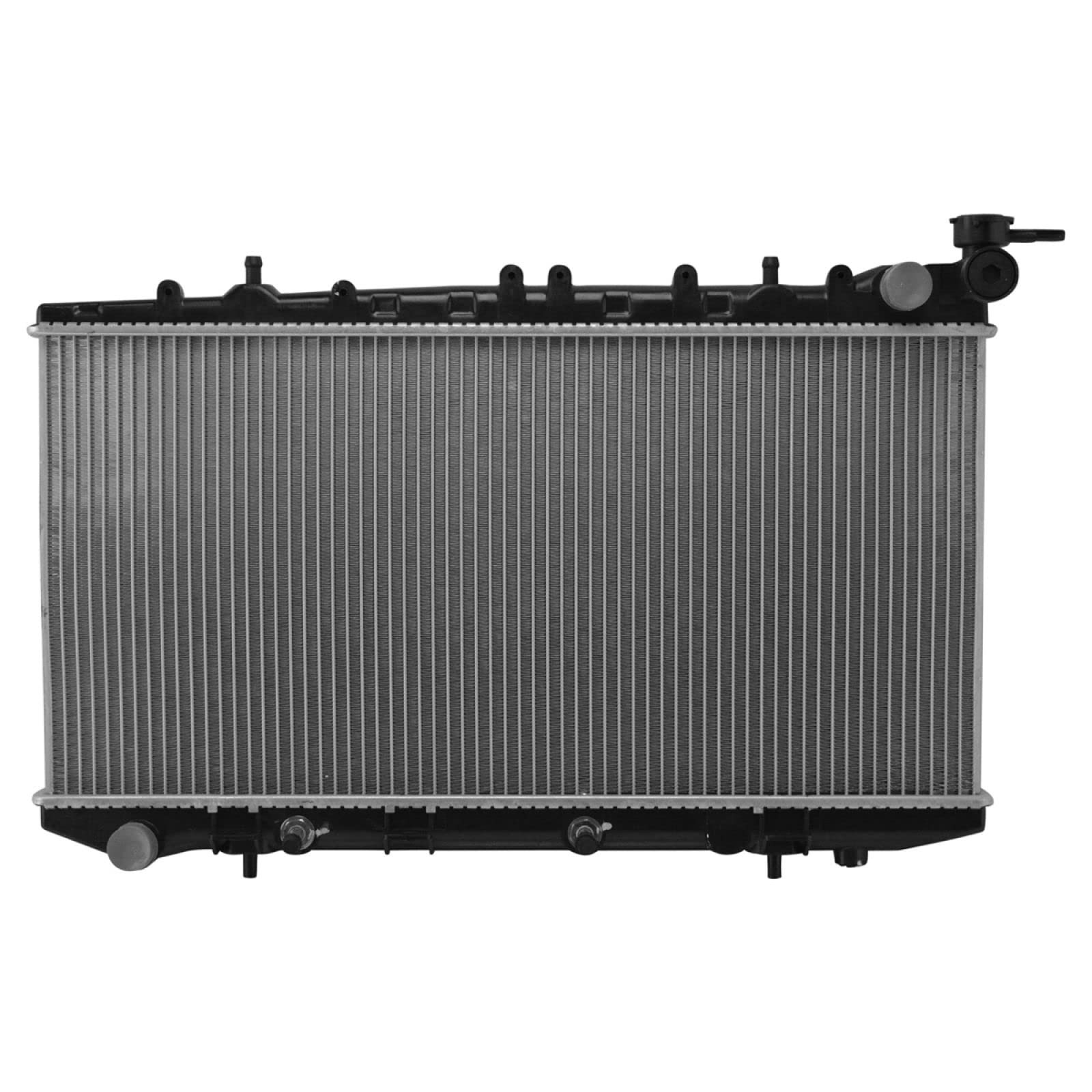 Trq Radiator Assembly Aluminum Core Compatible With 95-98 Nissan 200Sx 91-93 Nx 91-00 Sentra Cu1152 Ni3010137