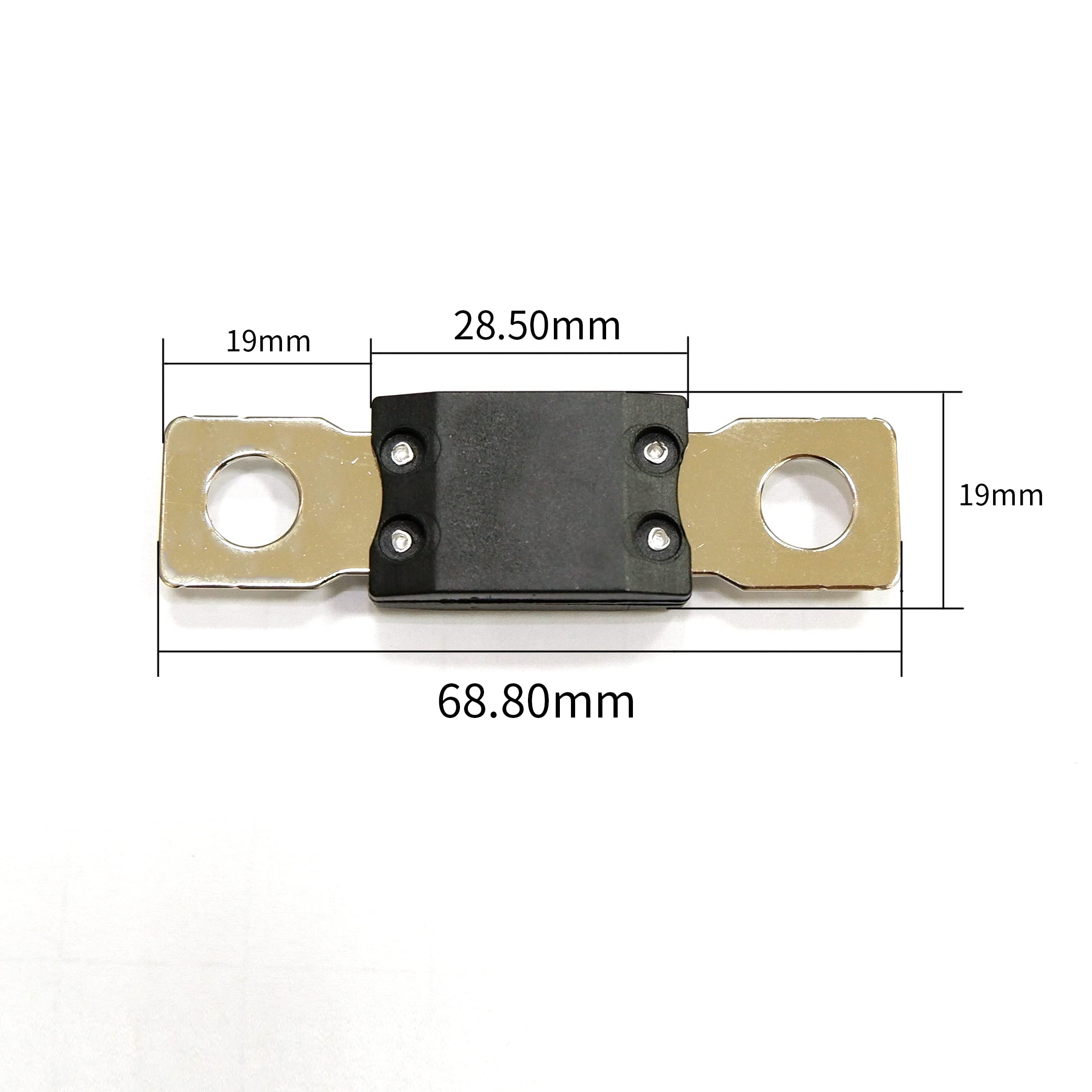 Parts Ptt 2Pack Mega/Amg Fuse/Bolt Fuse 200Amp, 32V, 298 Series, Time Delay, High-Current Stud Mount Fuse - Bolt Down - Automoti
