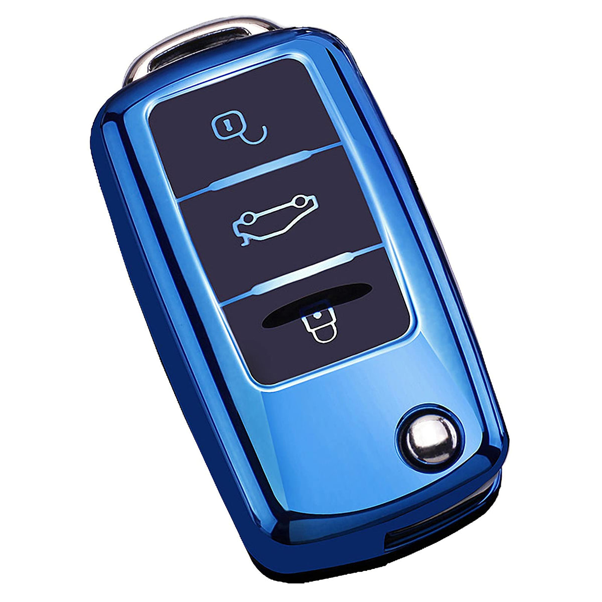 Cacacar For Vw Volkswagen Key Fob Cover, Premium Soft Tpu Full Protection Key Fo WBCARB095Z118M7
