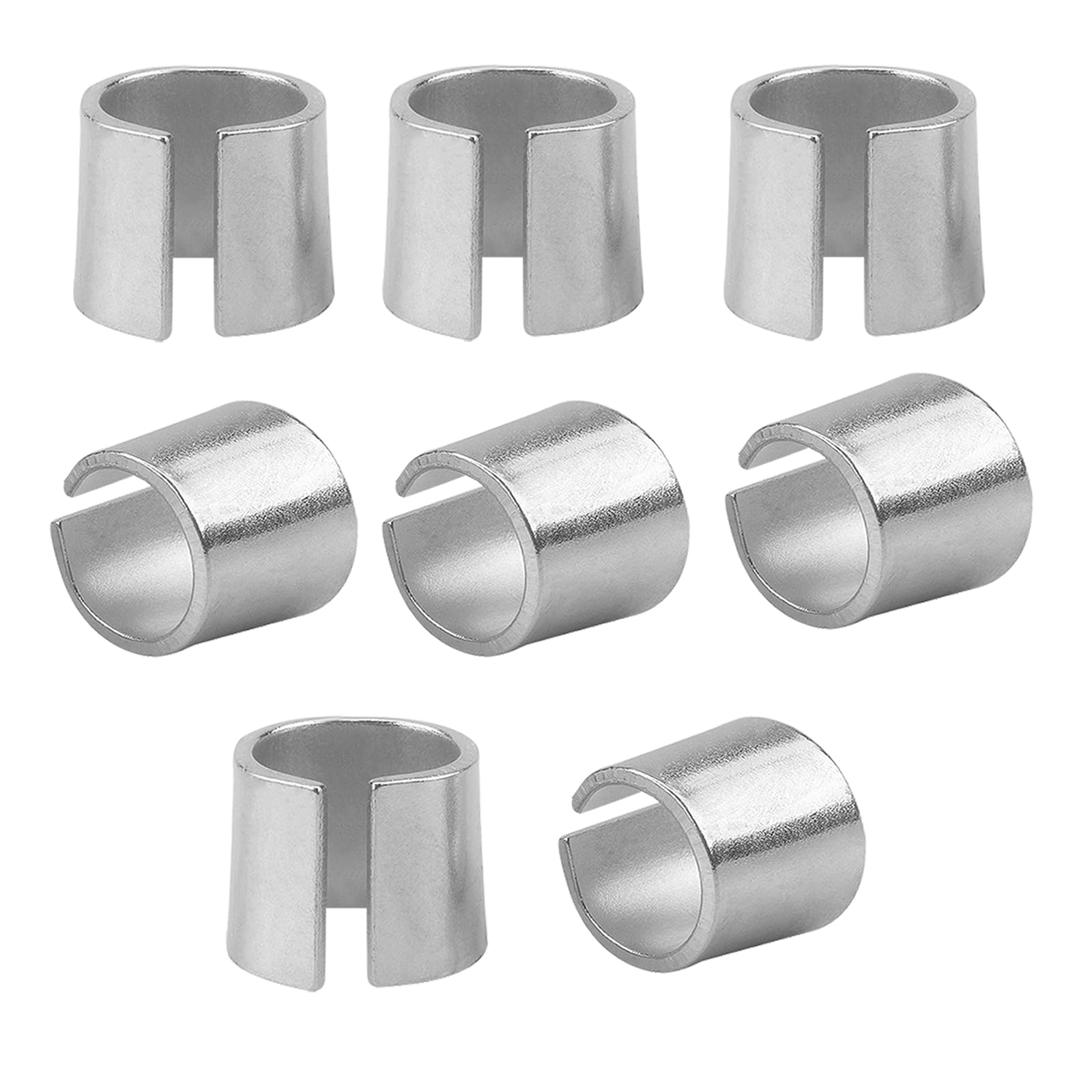 Wevdn 8 PCS Battery Post Shim Lead, Pure Lead Battery Terminal Adapter for Positive & Negative Post, Automotive Battery Terminal