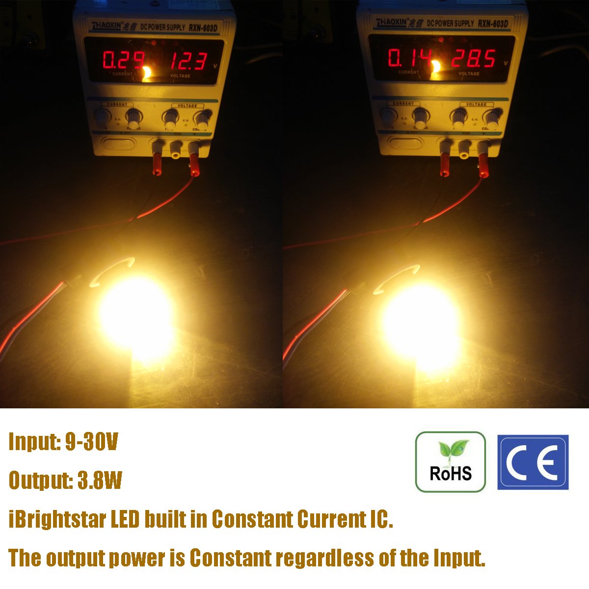 Ibrightstar 3157 Led Bulb Amber Yellow, 3157A Led Turn Signal Bulbs Super Bright For Rear Front Turn Signal Blinker Lights Brake