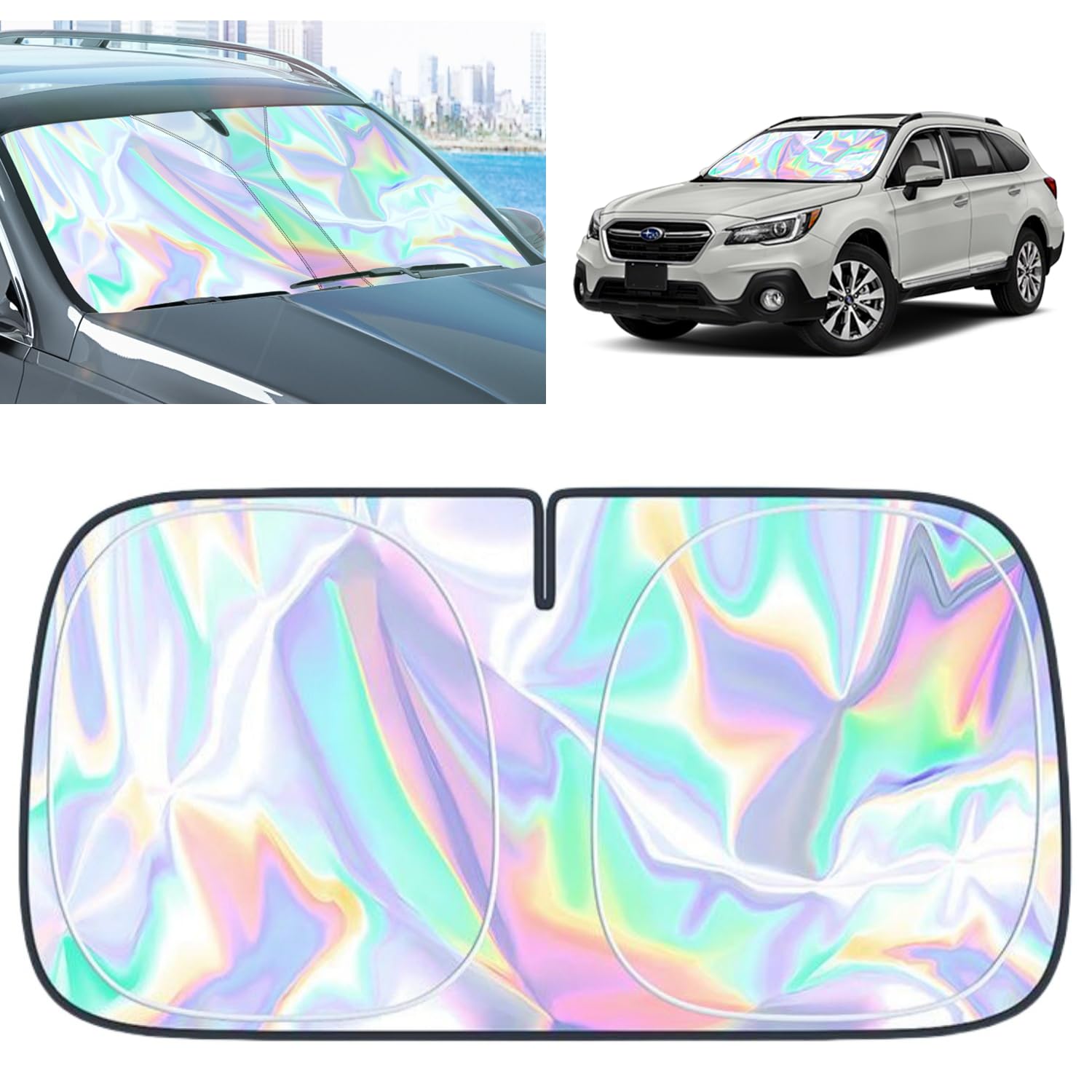 for Subaru Outback Windshield Sun Shade - Foldable Windshield Cover Sun Shade Outback 2010-2025 Accessories Protect Car from Sun