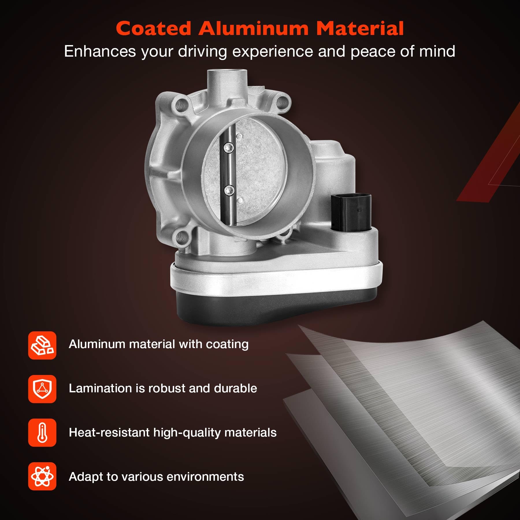 Throttle Body Assembly With Iac Tps | For 2006-2011 Chrysler 300 Sebring Town Country Dodge Avenger Grand Caravan Journey 2.7L 3