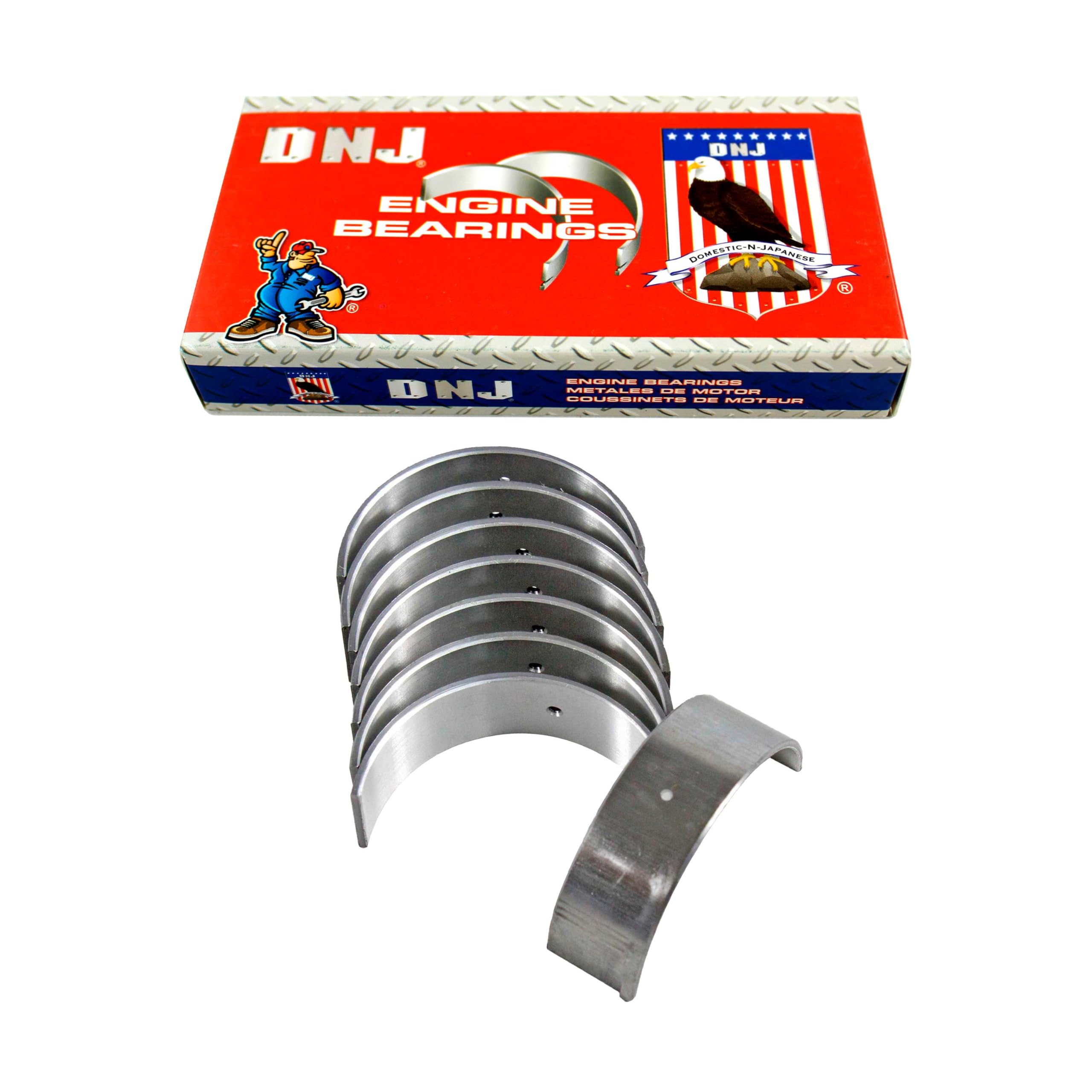 DNJ RB168 Rod Bearings for 2006-2015 / Hyundai, Kia/Forte, Optima, Santa Fe, Sonata, Sorento, Sportage, Tucson / 2.0L, 2.4L / DO