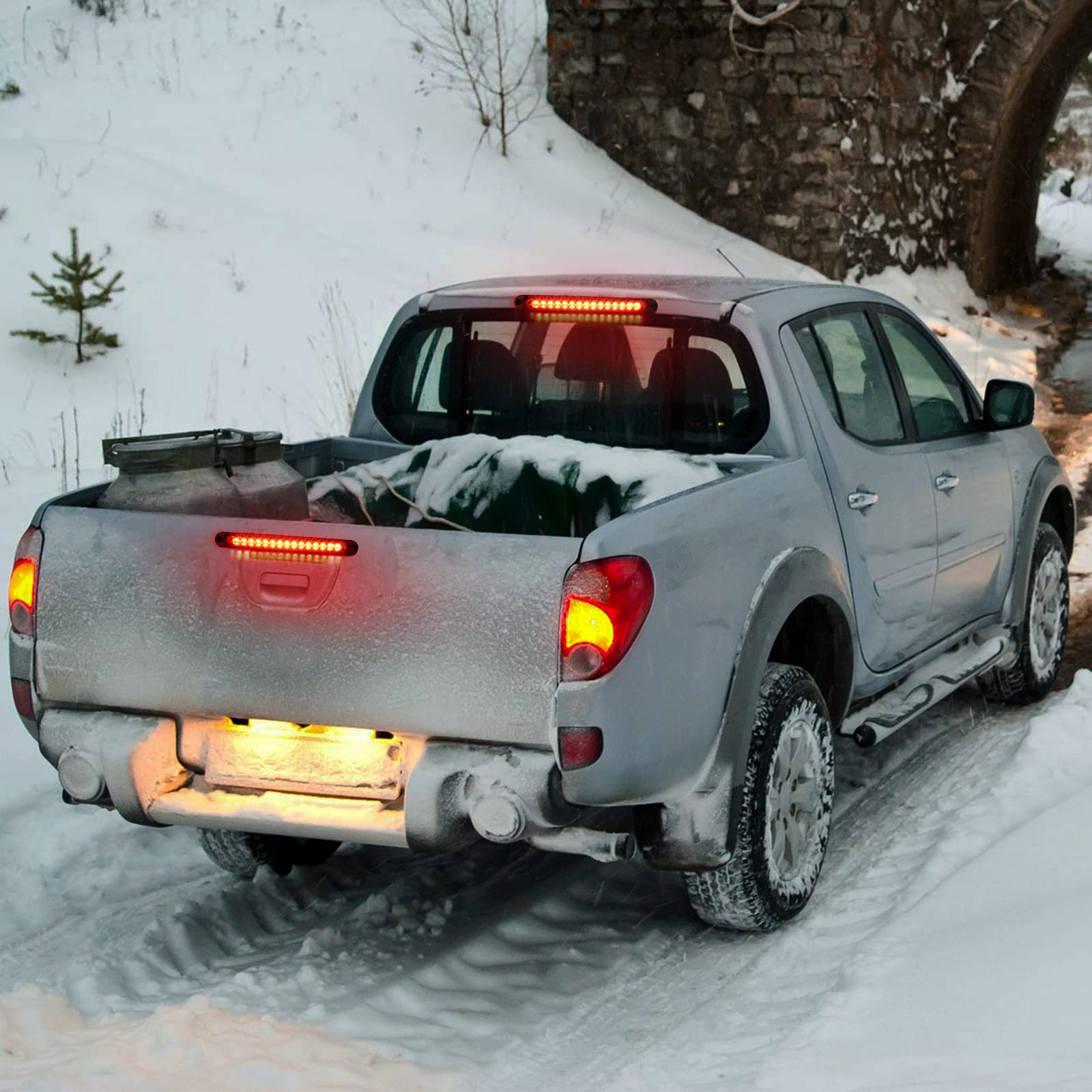 Frienda 2 Pieces 10 Inch 15 Led Trailer Tail Light Bar Stop Turn Tail Lights Assembly Third Brake Strip 9 To 30-Volt Trailer Ide