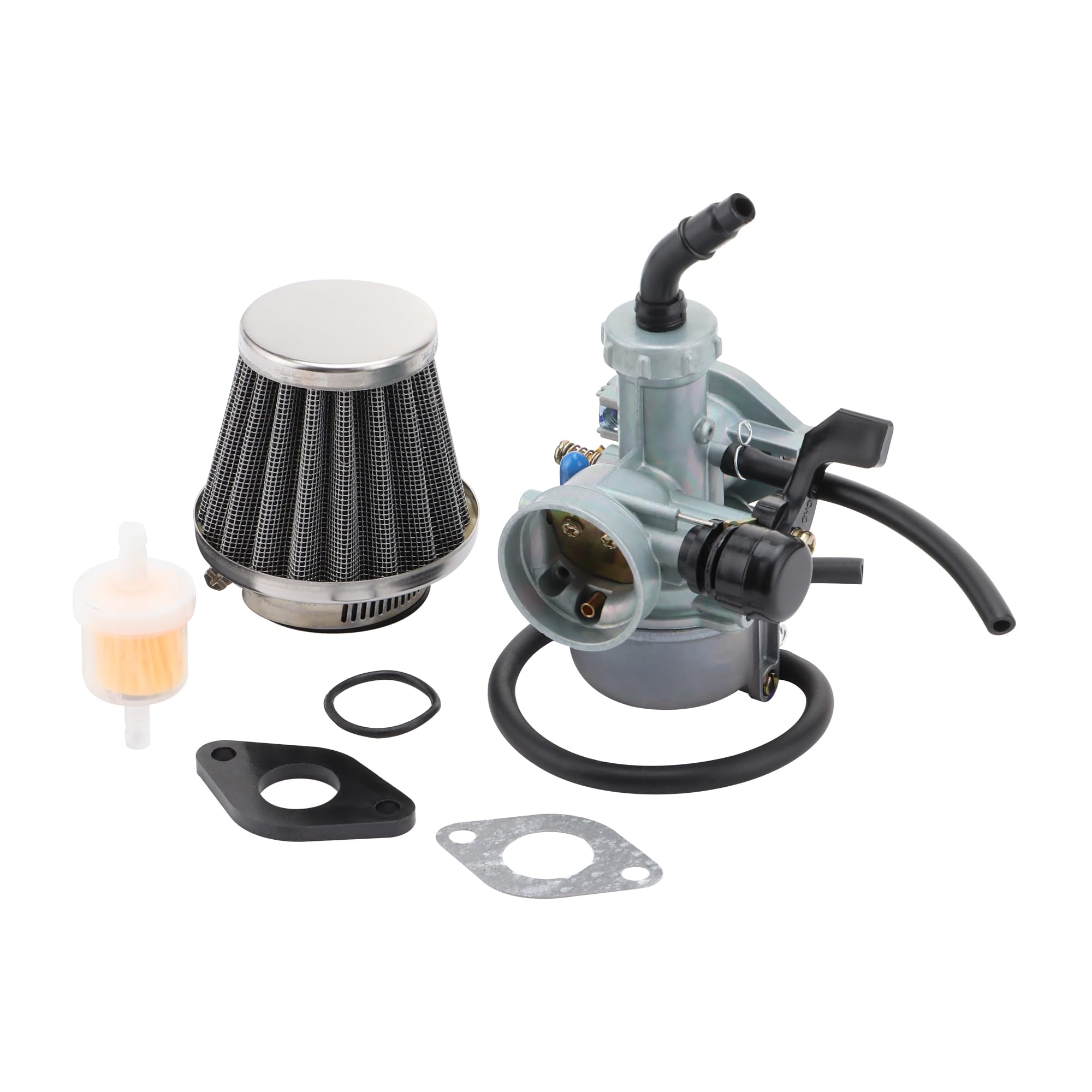 Goofit Pz25 25Mm Carburetor 35Mm Air Filter Cable Choke Replacement For 125Cc 140Cc Mini Quad Atv Motorcycle Scooter
