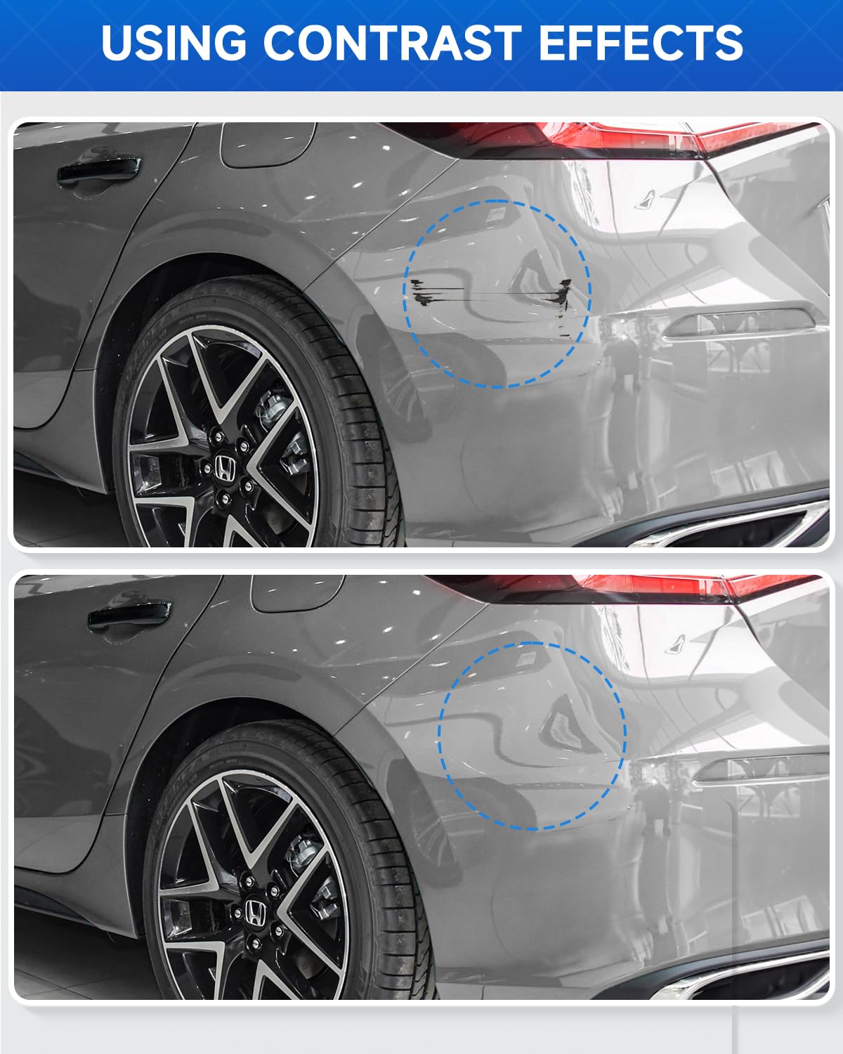 NH-700M Alabaster Silver Metallic Touch Up Paint Compatible with Honda Exact Match Touch Up Paint Car Scratch Repair