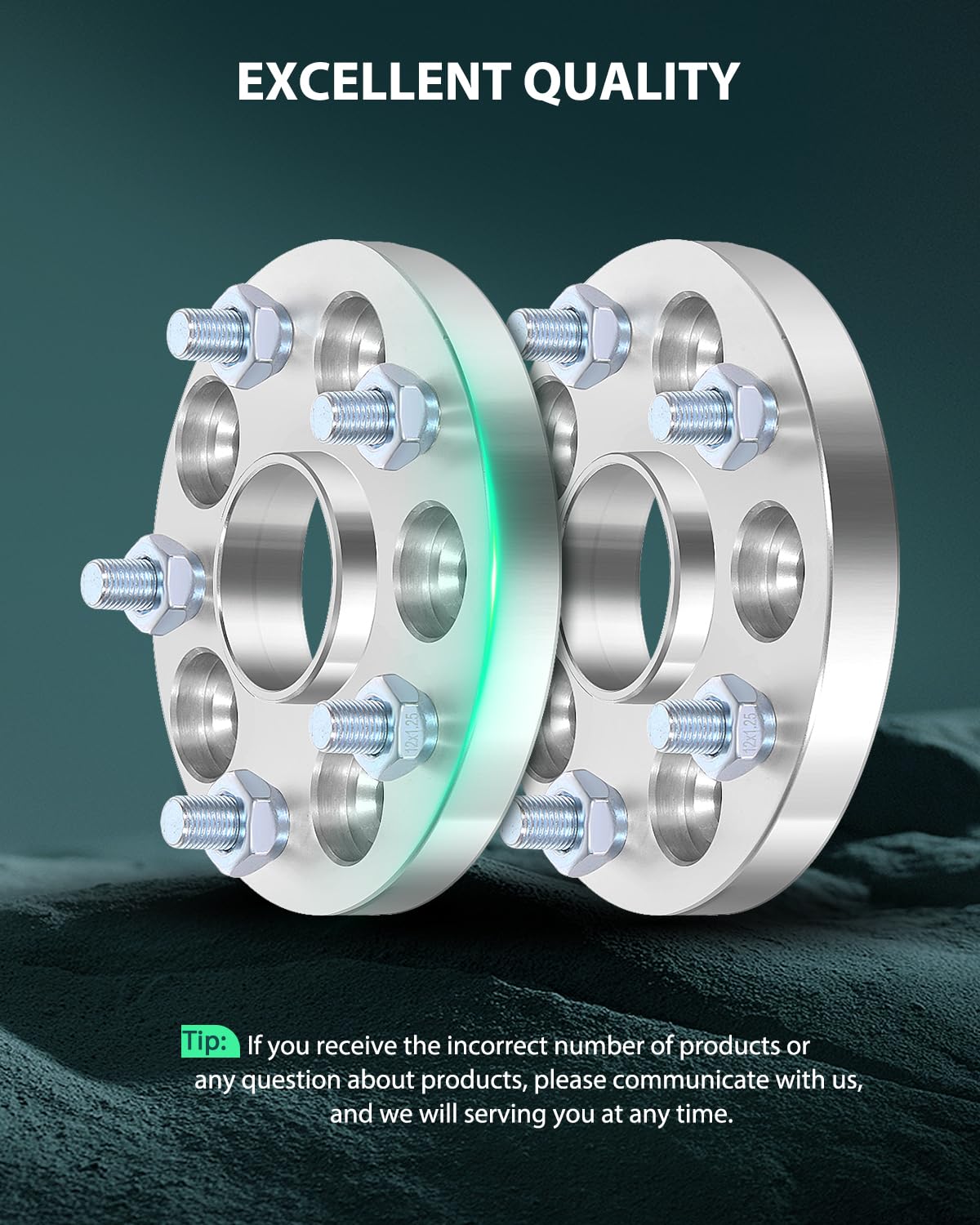 Scitoo 4X 5 Lug 5X114.3Mm Wheel Spacers 5X4.5 To 5X4.5 12X1.25 56.1Mm 20Mm Compatible With For Wrx Wheel Spacers For Wrx Sti Wheel Spacers