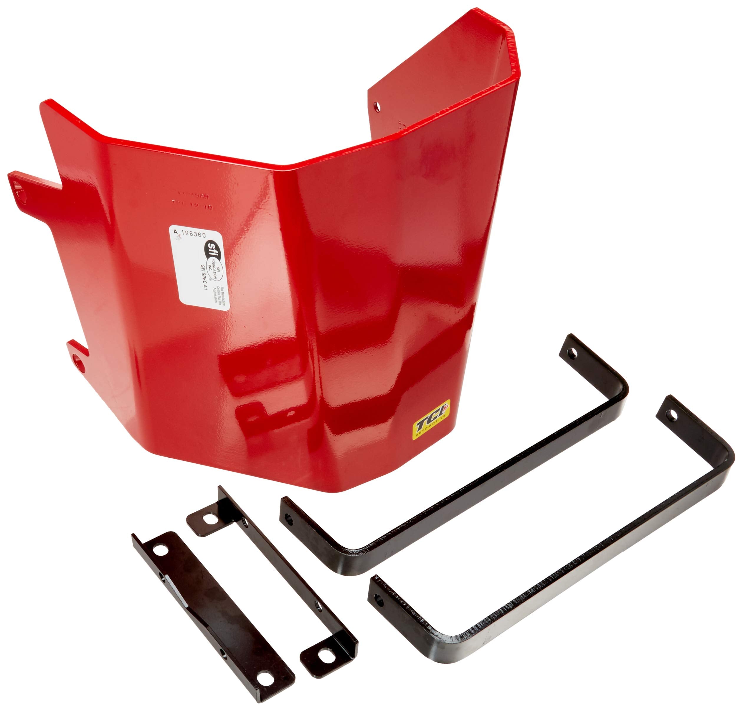 TCI 980000 Red TH400 Aluminum Transmission Shield
