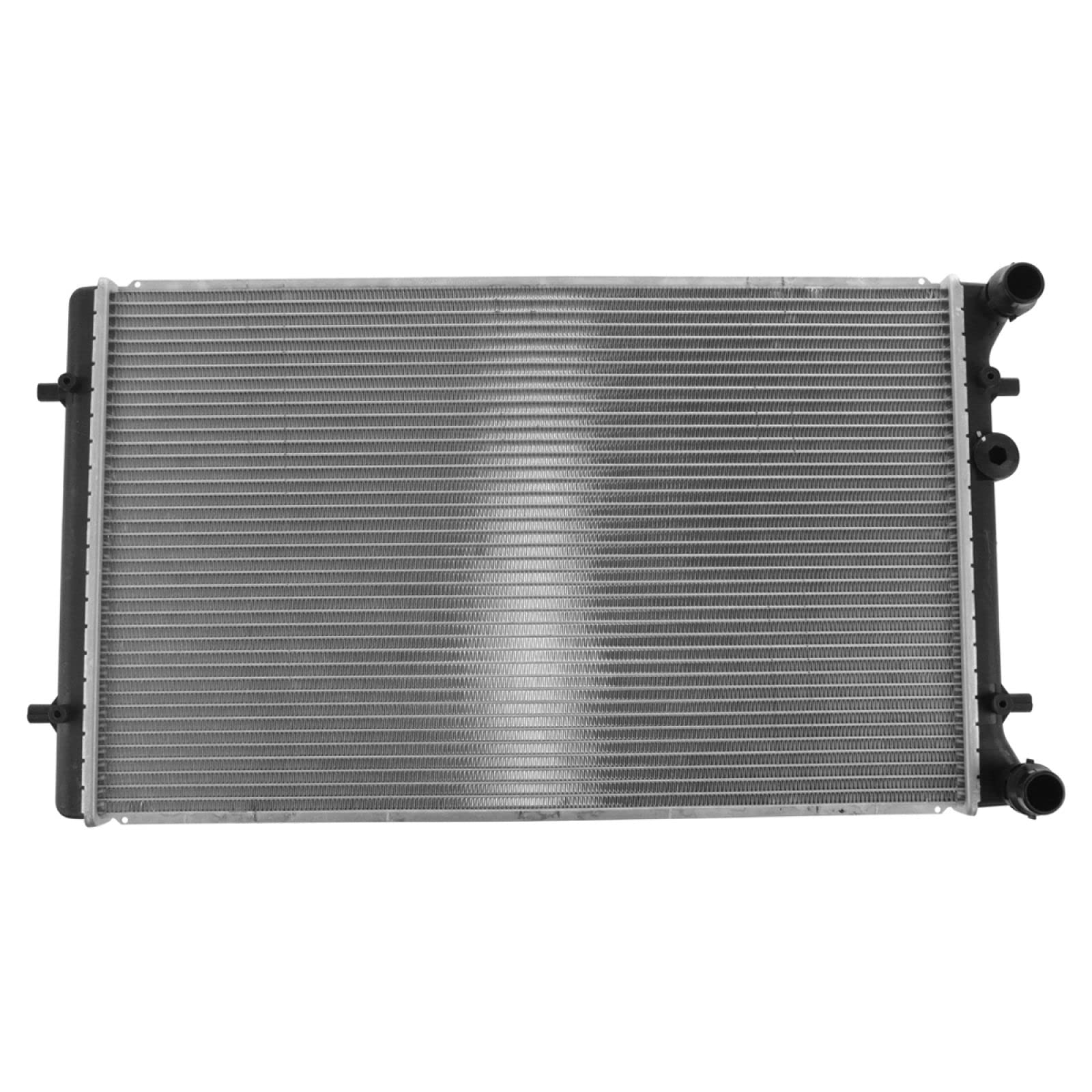 Trq Radiator Assembly Aluminum Core Compatible With 00-06 Audi Tt Tt Quattro 99-02 Volkswagen Cabrio 99-05 Golf Jetta Cu2265 Cu2