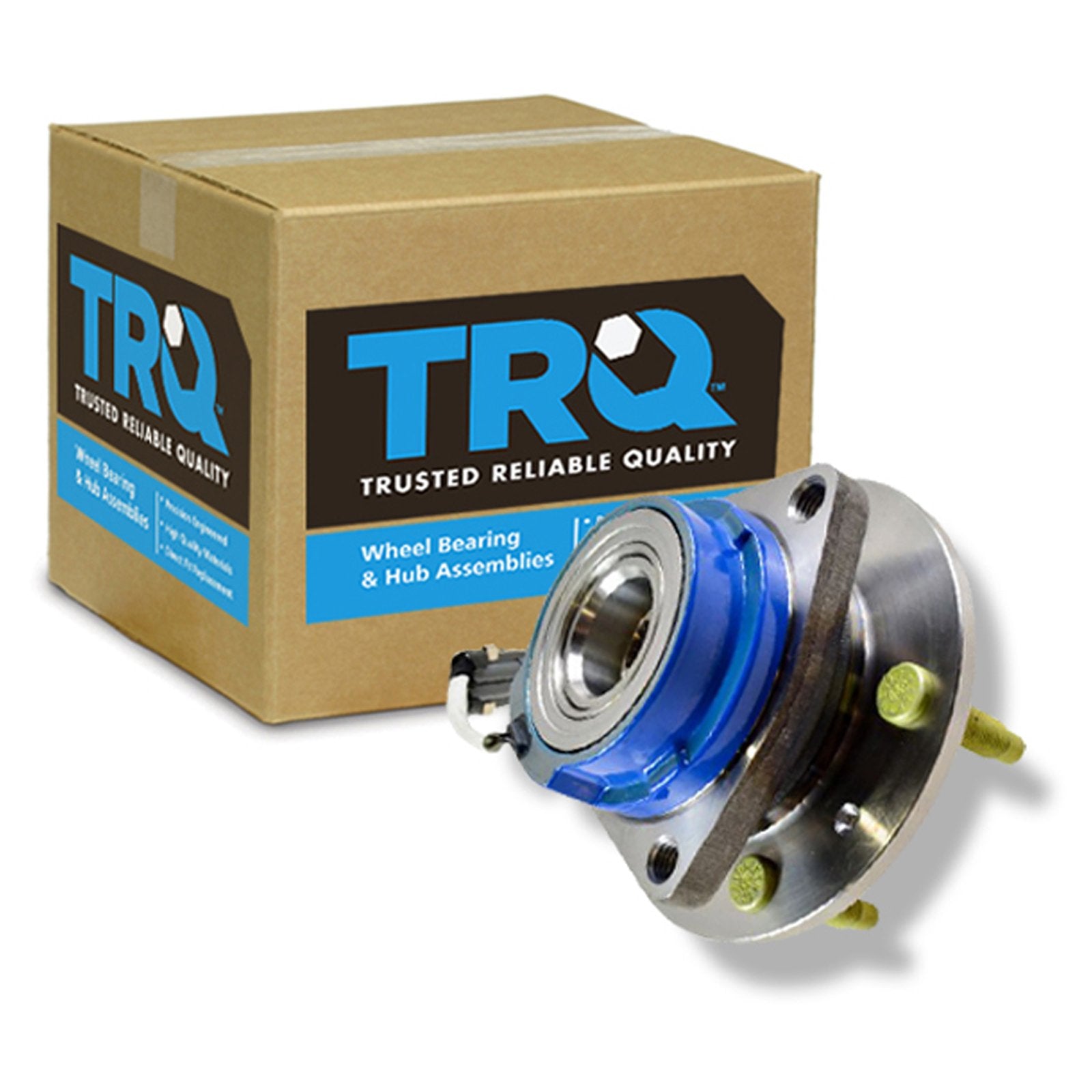 Trq Front Left Right Rear Wheel Hub Bearing Assembly Driver Passenger Side Compatible With 2003-2007 Cadillac Cts 2005-2011 Sts