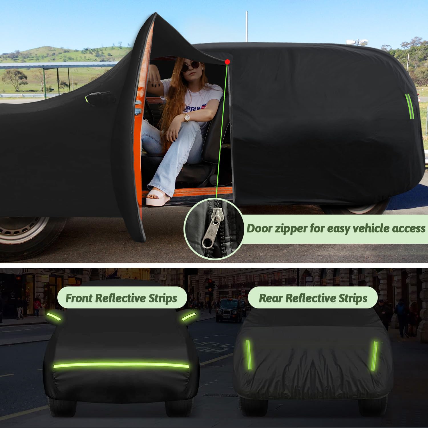 BETERNY Car Covers for 2013-2025 Land Rover Range Rover Sport, Waterproof All Weather Rain Sun UV Protection Heavy Duty Full Car