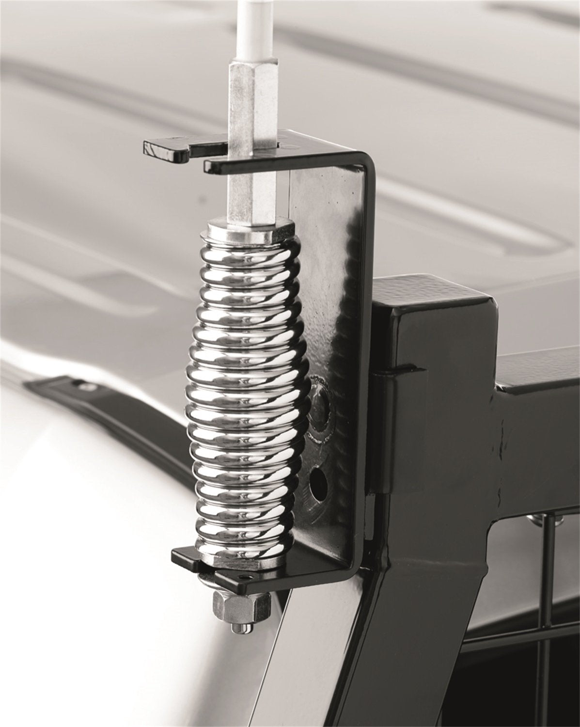 Realtruck Backrack Mining Whip Holder | Black, No Drill | 41008 | Universal W/Backrack Frame'S
