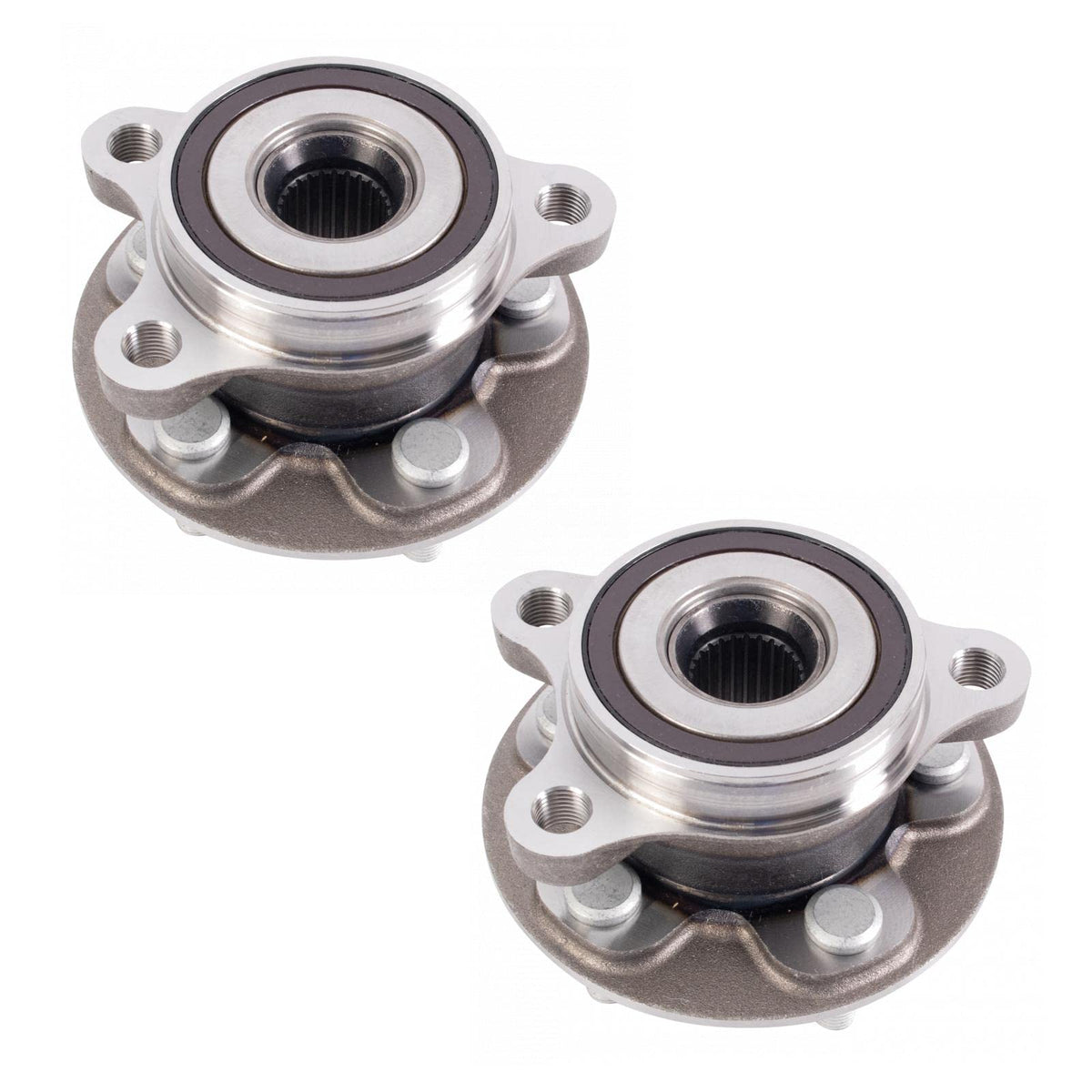Trq Front Wheel Hub Bearings Assembly Set Compatible With 2019-2022 Toyota Corolla 2016-2022 Prius Prius Awd-E 2017-2022 Prius P