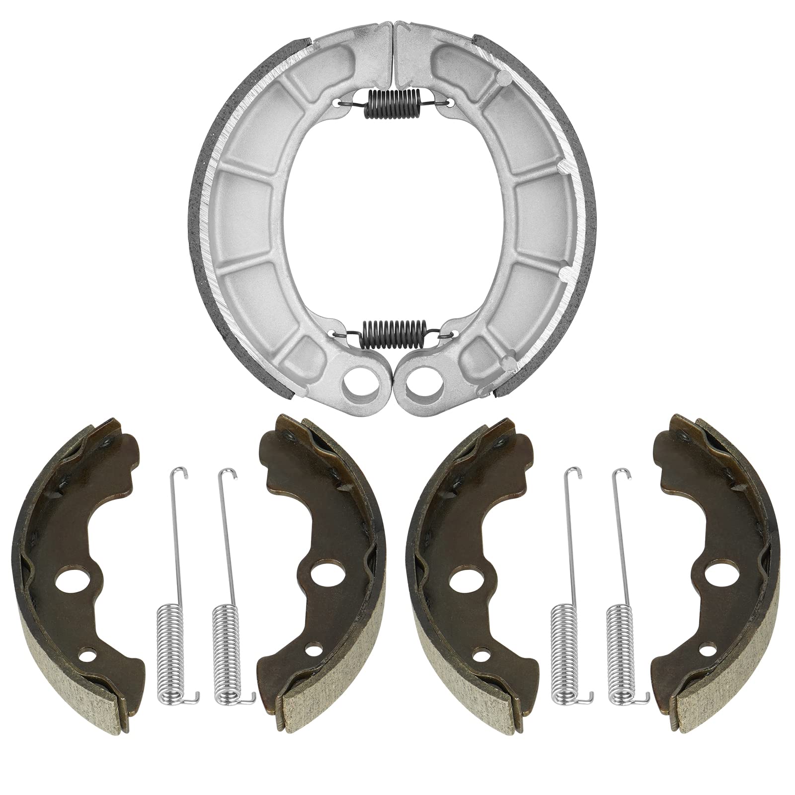 Youxmoto Front Rear Brake Shoes for Honda Foreman 400 (TRX400)1995-2007 / for Foreman 450 (TRX450) 1998-2004/ for Fourtrax 350 (