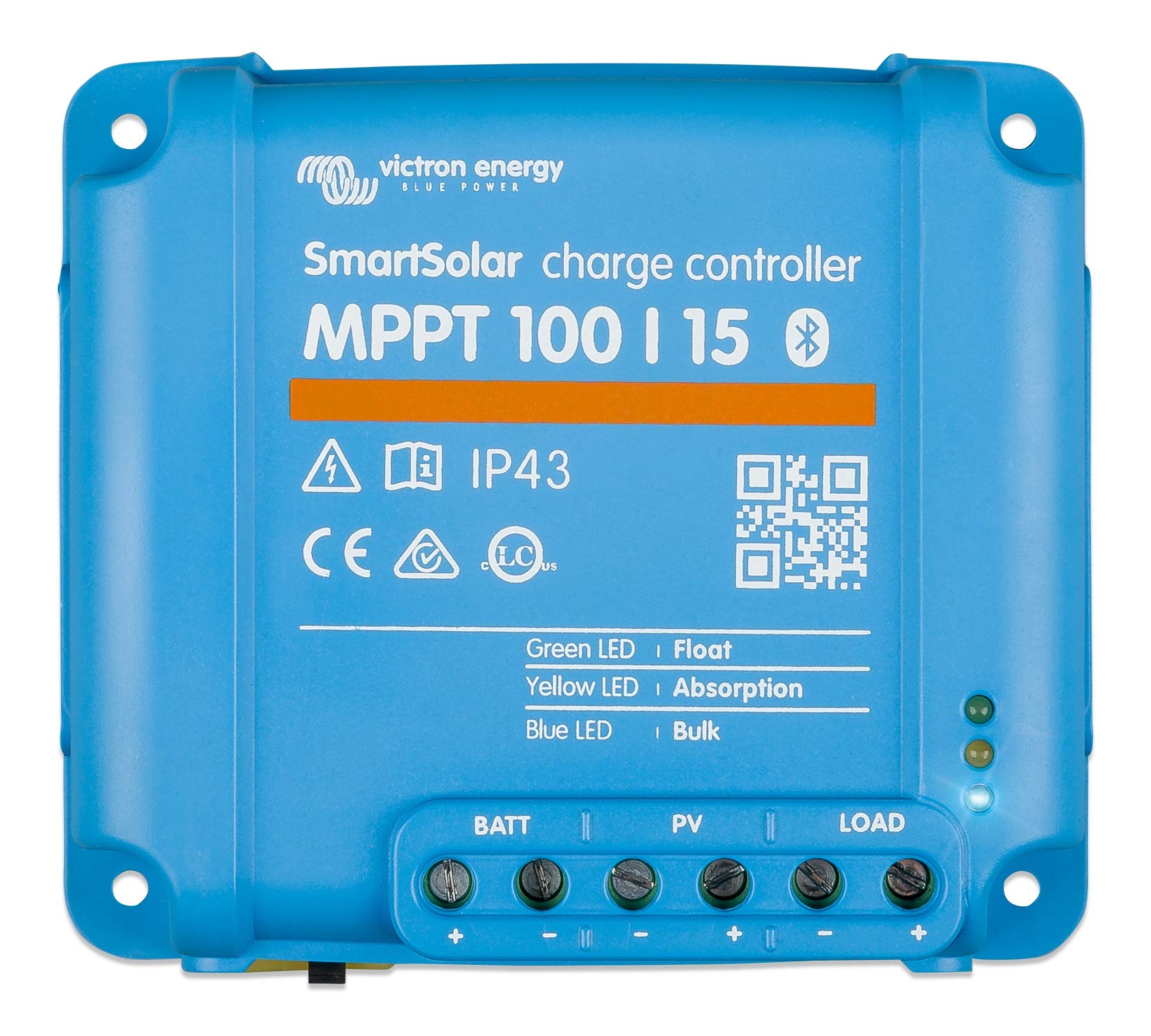 Victron Energy Smartsolar Mppt 100V 15 Amp 1224-Volt Solar Charge Controller (Bluetooth)