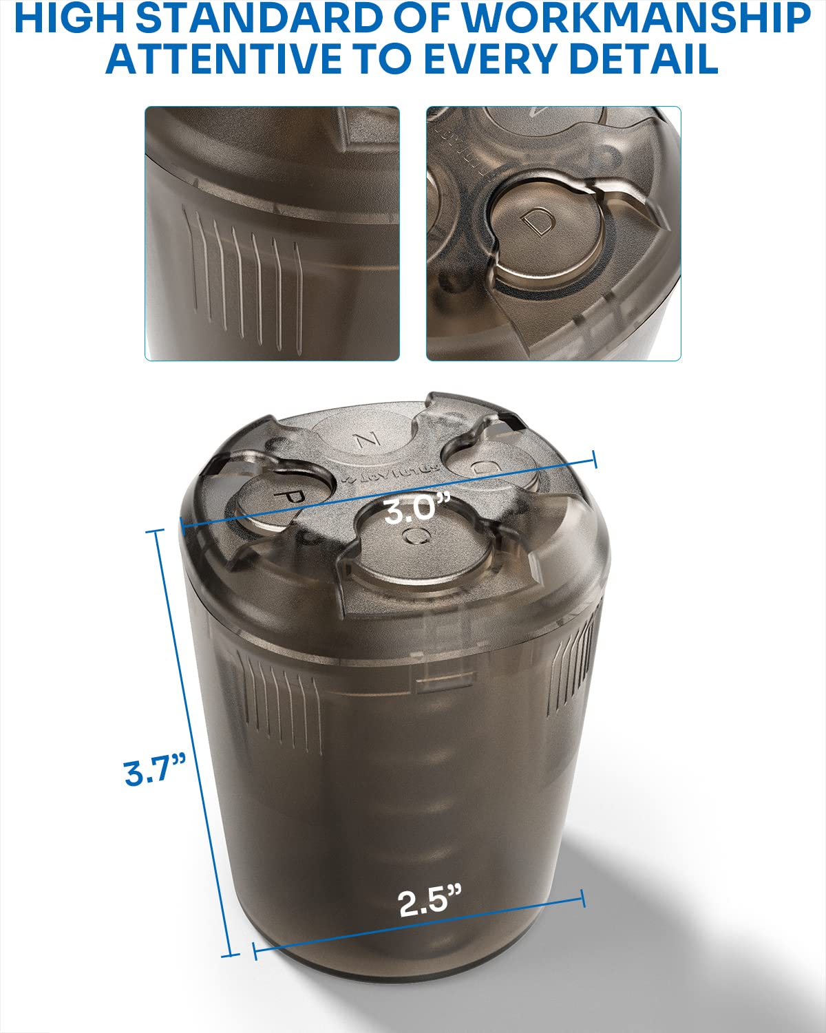 Joytutus Coin Holder For Car, High Capacity Coin Holder, Universal Car Coin Holder, Change Holder For Most Car Trucks Accessorie