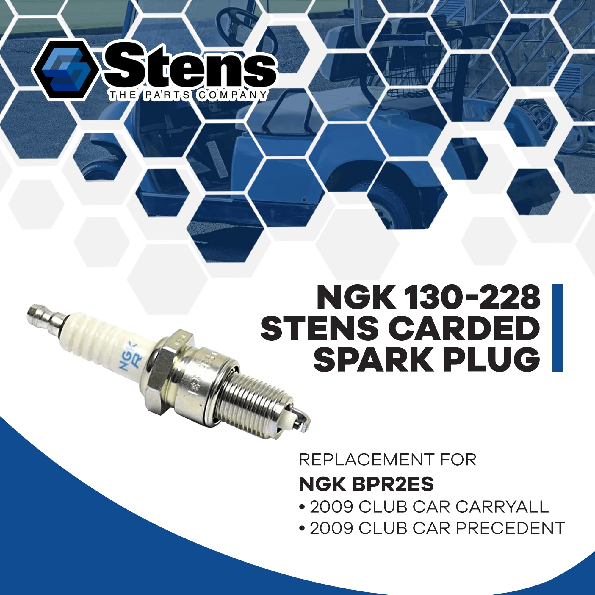 Stens Ngk (7133) Bpr6Es-11 Standard Spark Plug, Pack Of 1, One Size