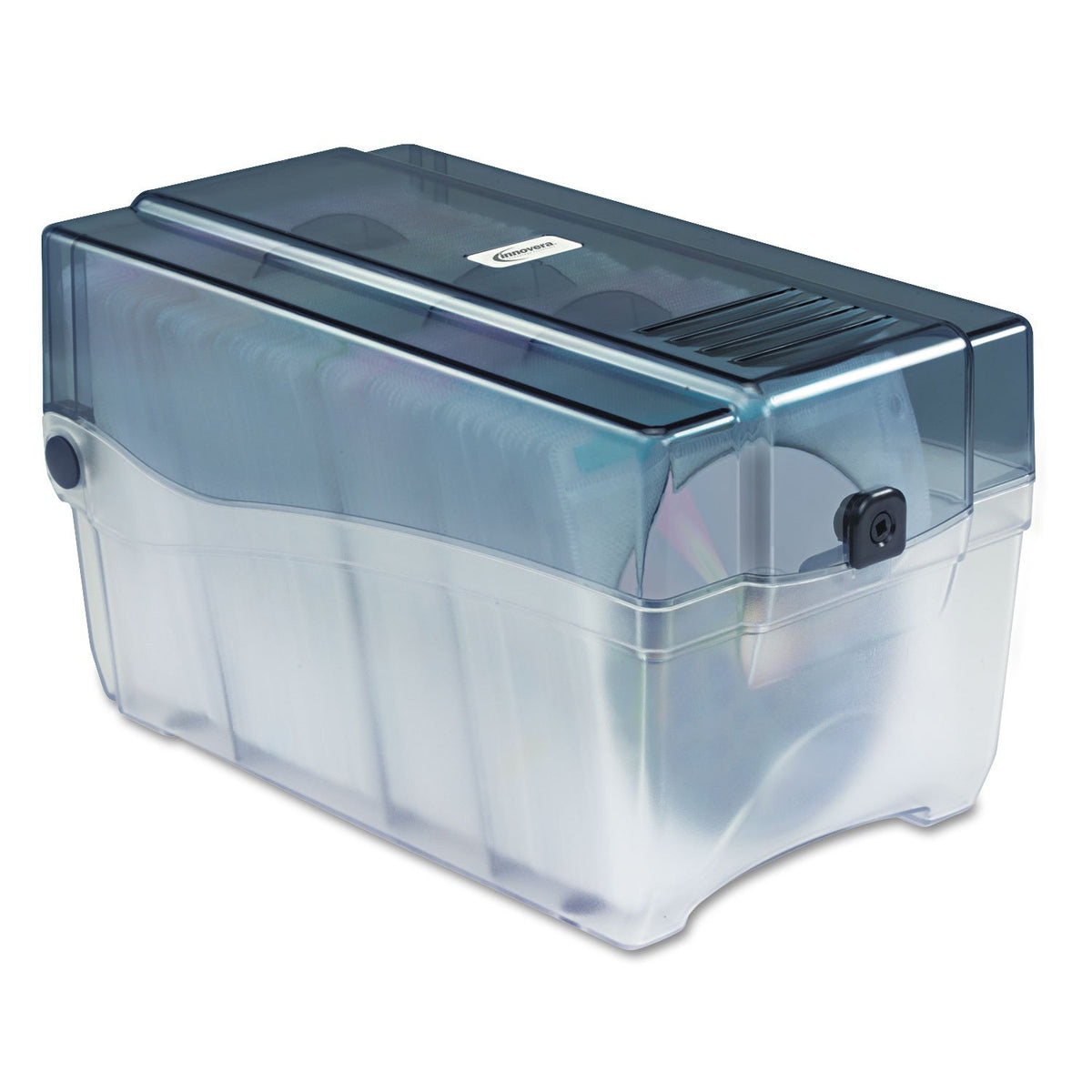 Innovera Cd/Dvd Storage Case Ivr39502 Each. Grey/Clear