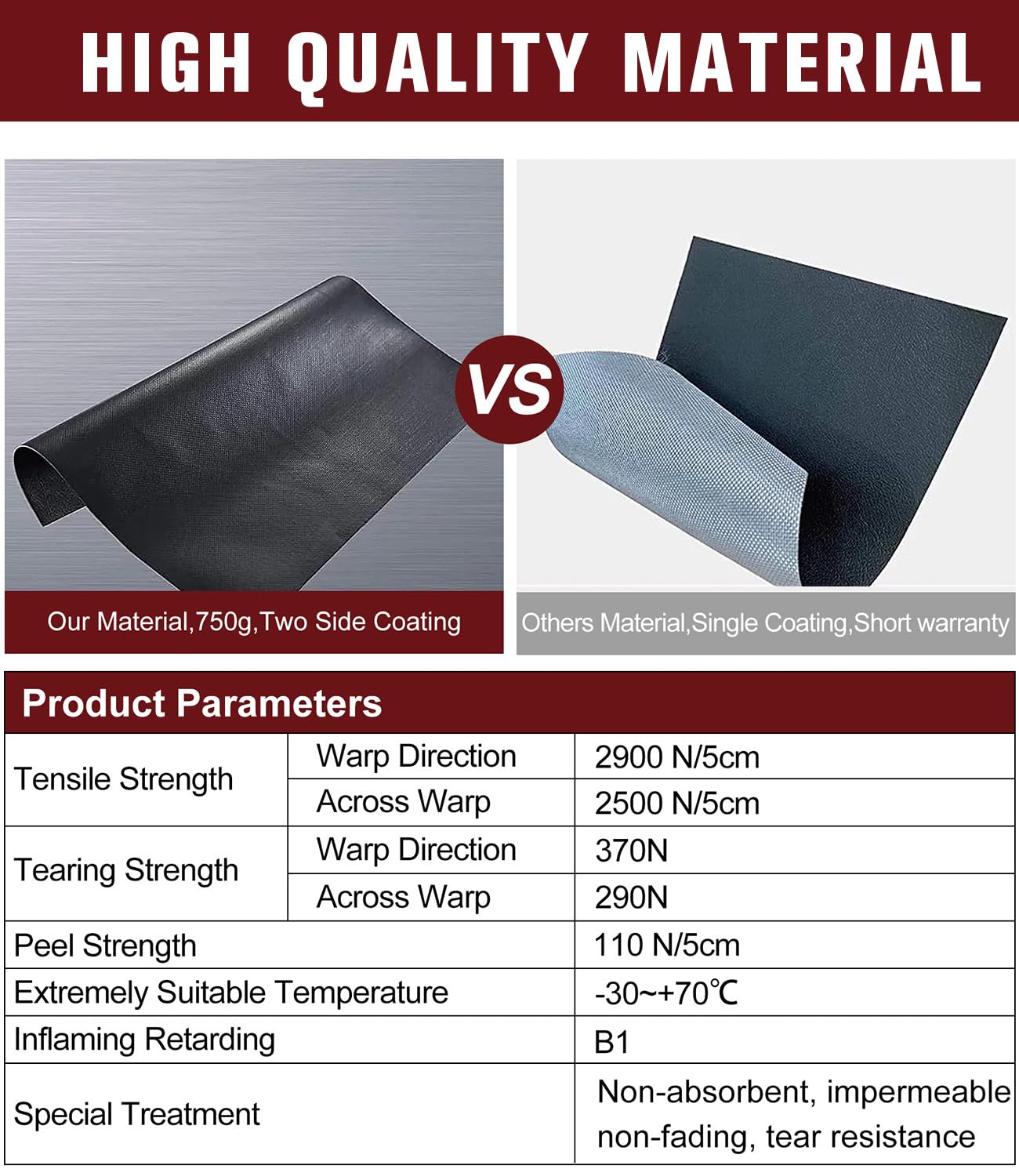 Kikito Vinyl Soft Quad-Fold Truck Tonneau Cover For 2016-2025 Tacoma 6Ft(73.7In) Bed |For Models With Or Without The Deck Rail S