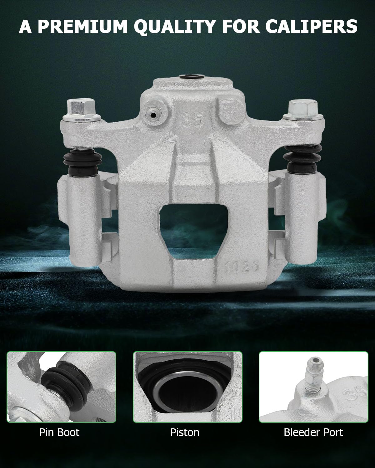 Scitoo Rear Right Brake Caliper With Bracket 19B2781 Compatible For Nissan Altima 2002-2006 2013-2018 For Nissan Maxima 2003-200