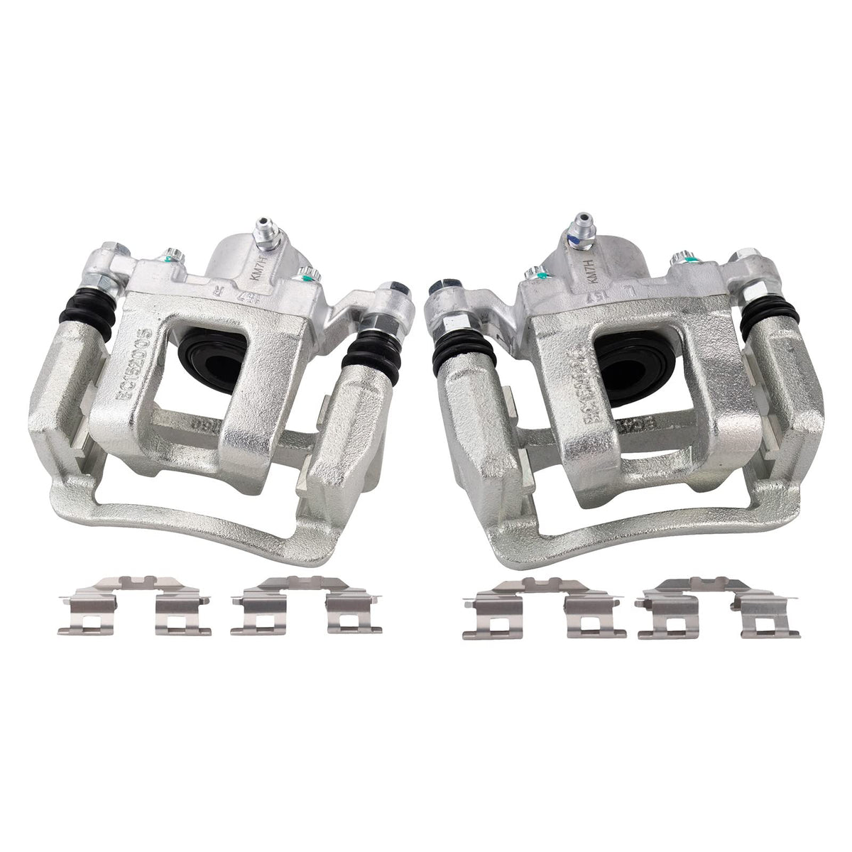 Trq Rear Brake Caliper Set Compatible With 2011-2015 Hyundai Sonata Kia Optima