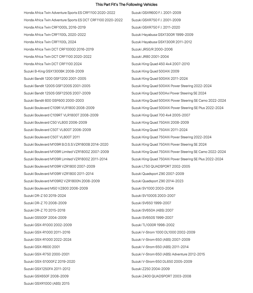 Tusk Replacement Fender Rivets 6Mm Push Style (10 Pack) For Honda Africa Twin Crf1000L 2016-2019