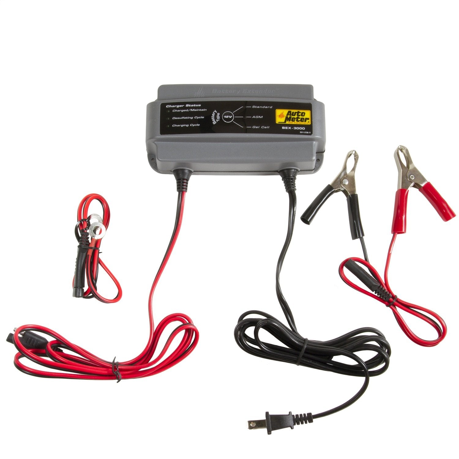 Auto Meter Bex- 3000 Bex Series 3.0 Amp Battery Charger/Maintainer