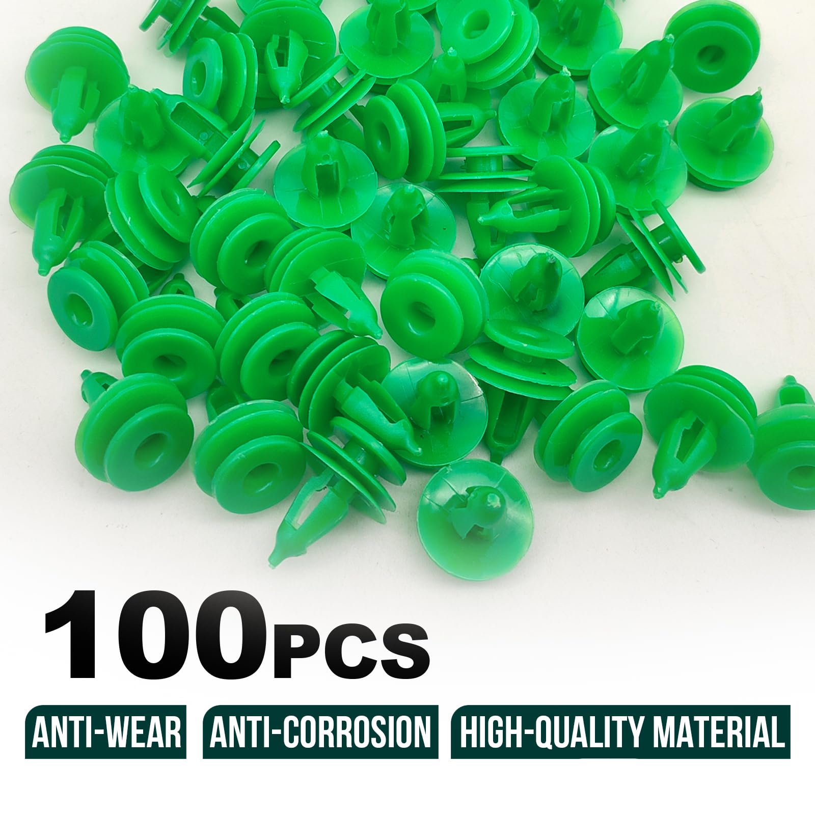 100PCS Door Panel Retainer Clips 8mm Retainer Clip Compatible with GrandCheroKe, Chrysler Cirrus Dodge with 1Pcs Fastener Remove