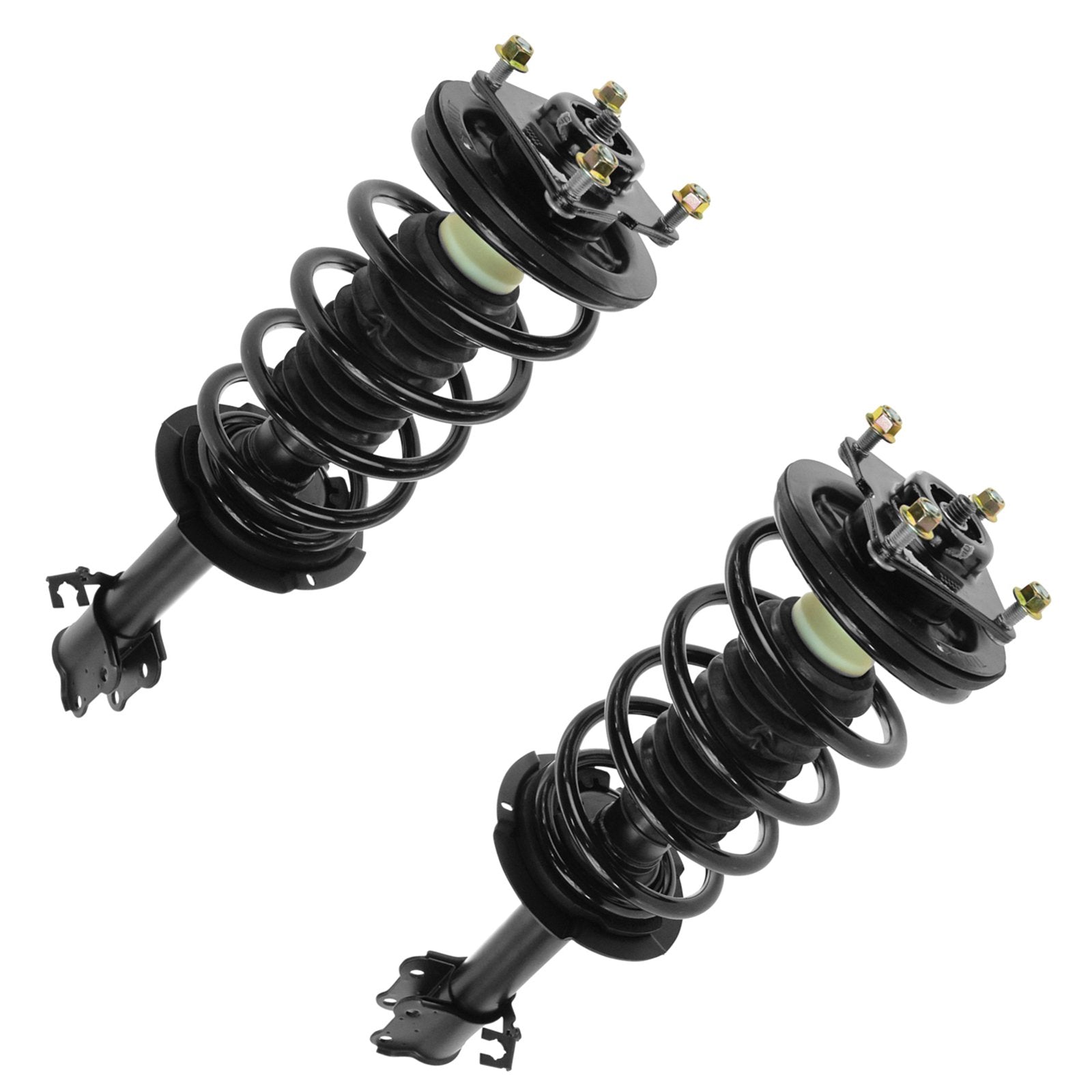Trq Front Strut & Coil Spring Assembly Set Driver & Passenger Sides Compatible With 01-12 Ford Escape 01-11 Mazda Tribute 05-11