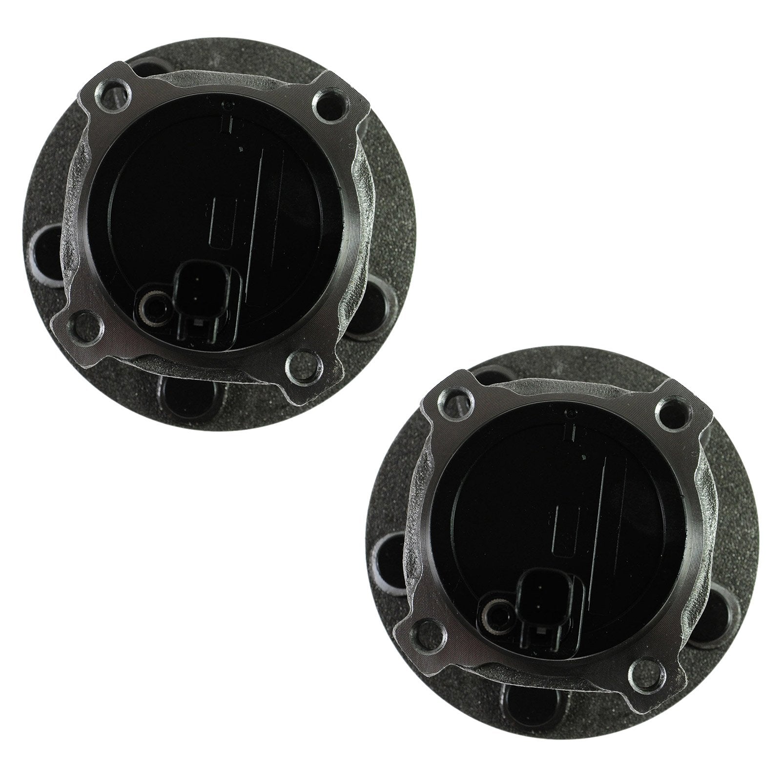 Trq Rear Wheel Hub Bearings Assembly Set Compatible With 2008-2013 Volvo C30 2006-2013 C70 2004-2011 S40 2005-2011 V50