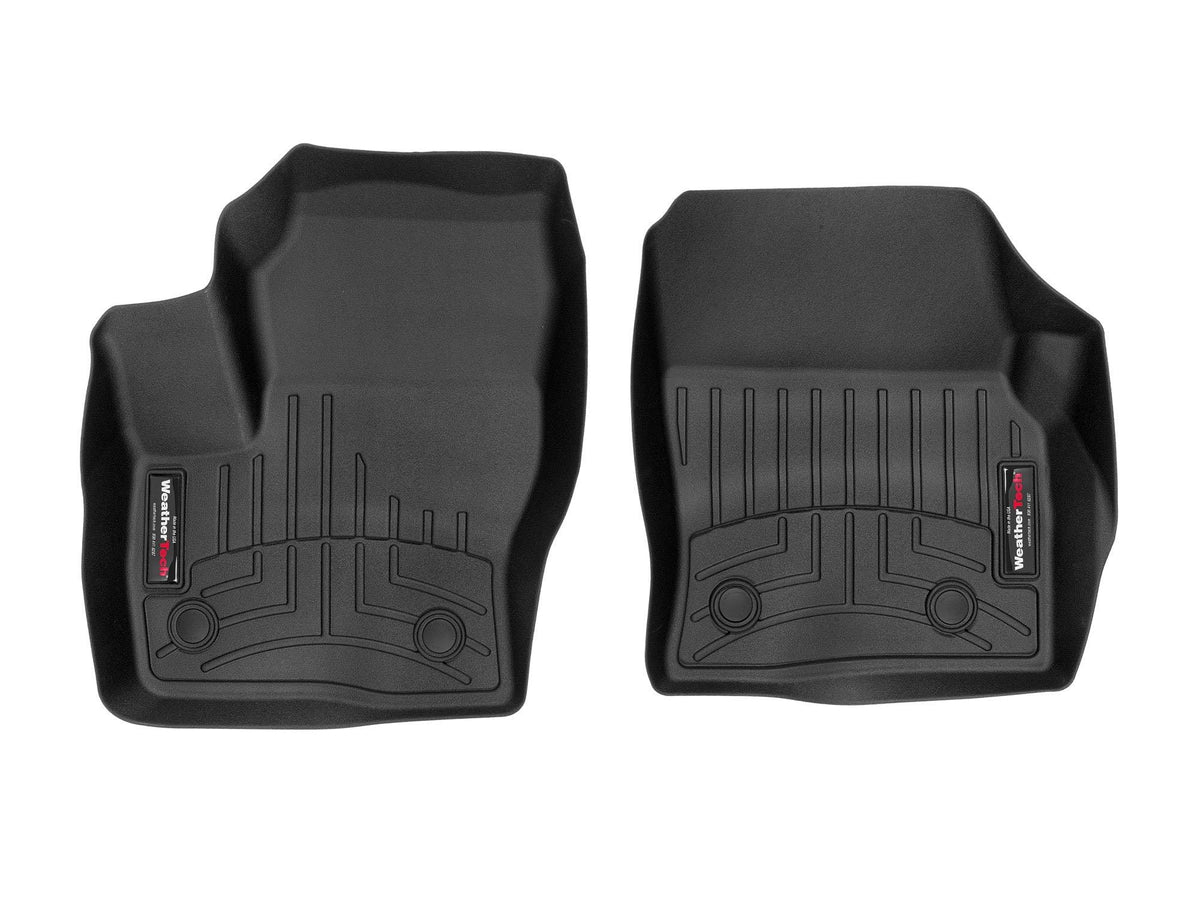 WeatherTech Custom Fit FloorLiners for Lincoln MKC - 1st Row (4410521), Black