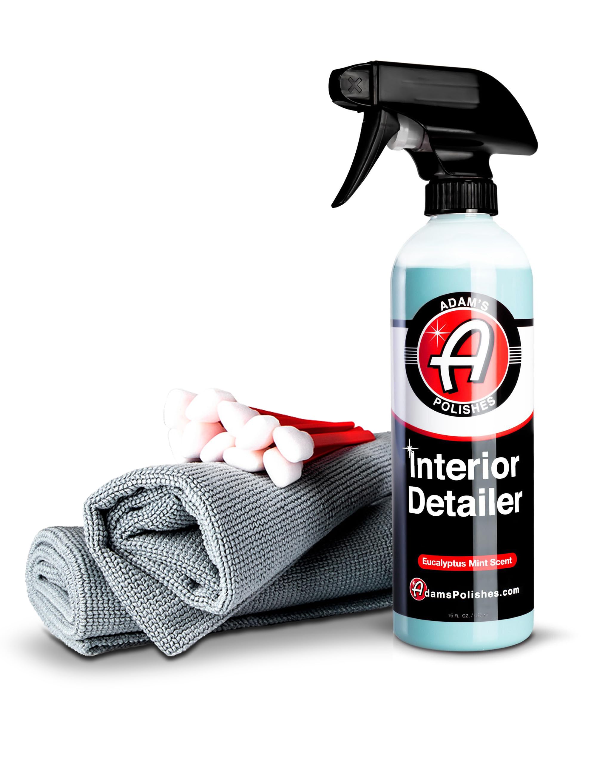 Adam'S Polishes Interior Detailer 16 Fl. Oz (Combo) - Total Car Interior Cleaner, Protectant & Dressing | All Purpose Cleaner &