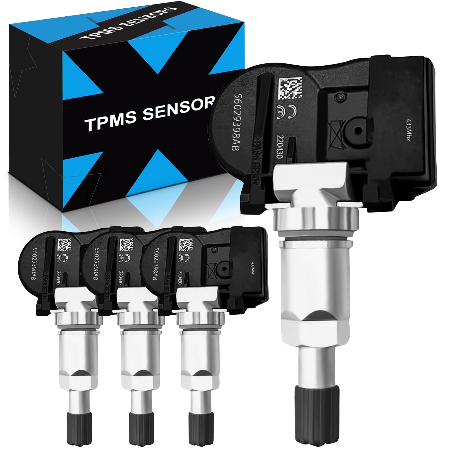 Yzhidianf 56029398Ab Pre-Programed Tire Pressure Sensor For:-Ram 1500 2500 For:-Dodge Journey Durango Charger Challenger For:-Je